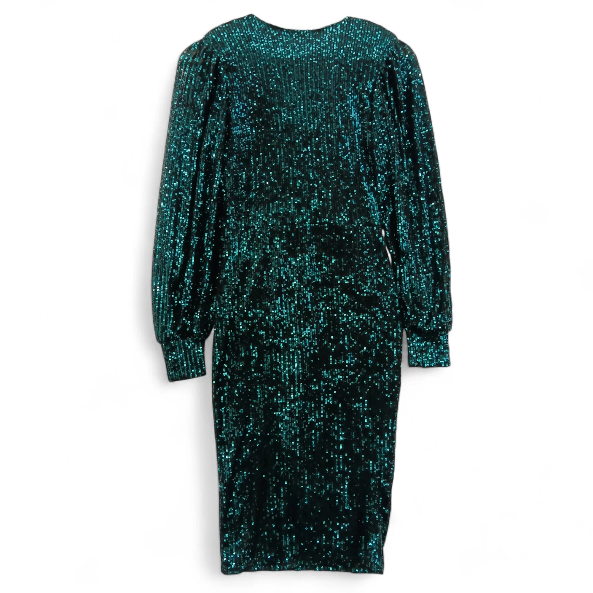 Quiz Green Below  Knee Length  Dress UK 8- Tags On- Womenswear | Pre-loved - Image 2