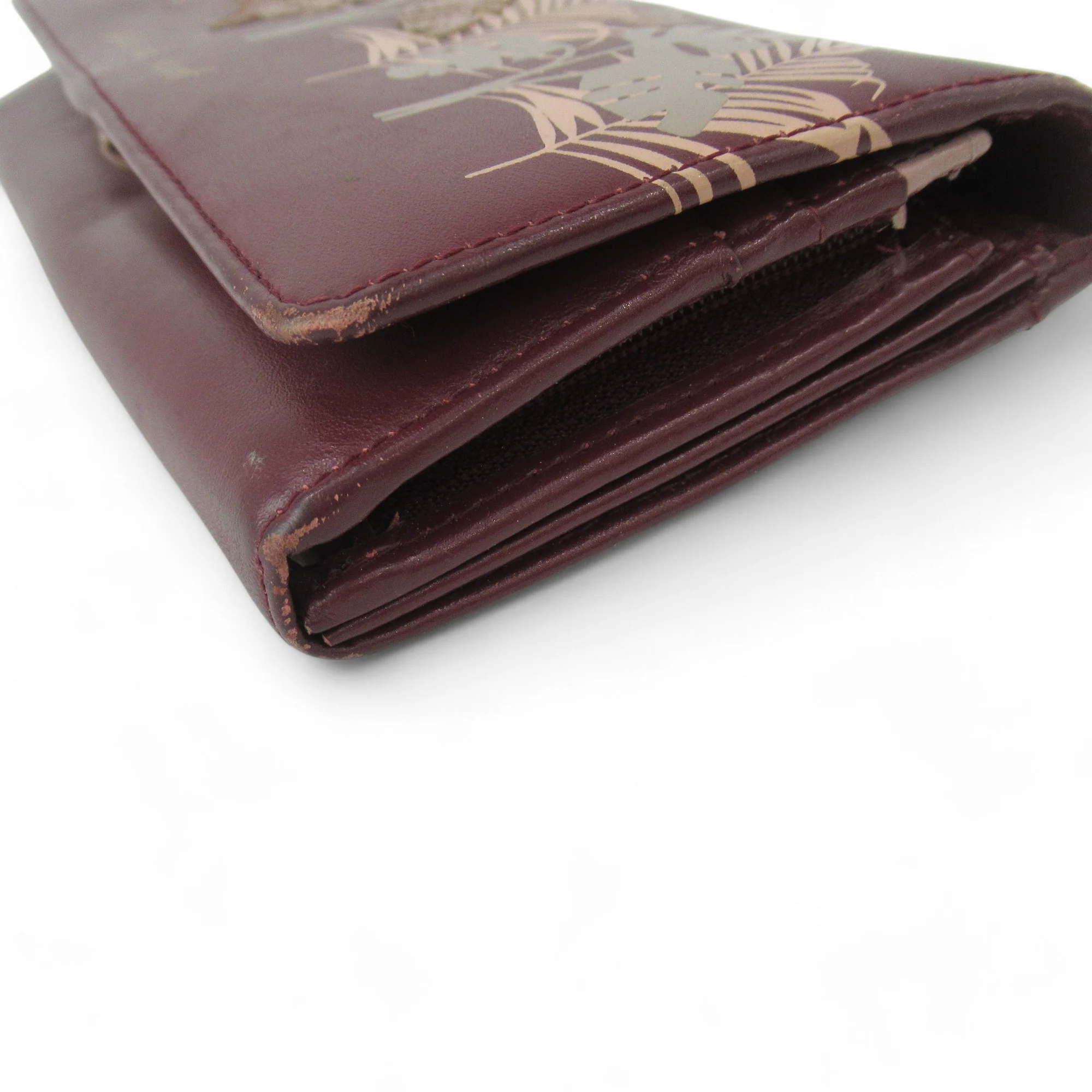 Radley Wild At Heart Purse Burgundy Folding Womenswear | Preloved - Image 4