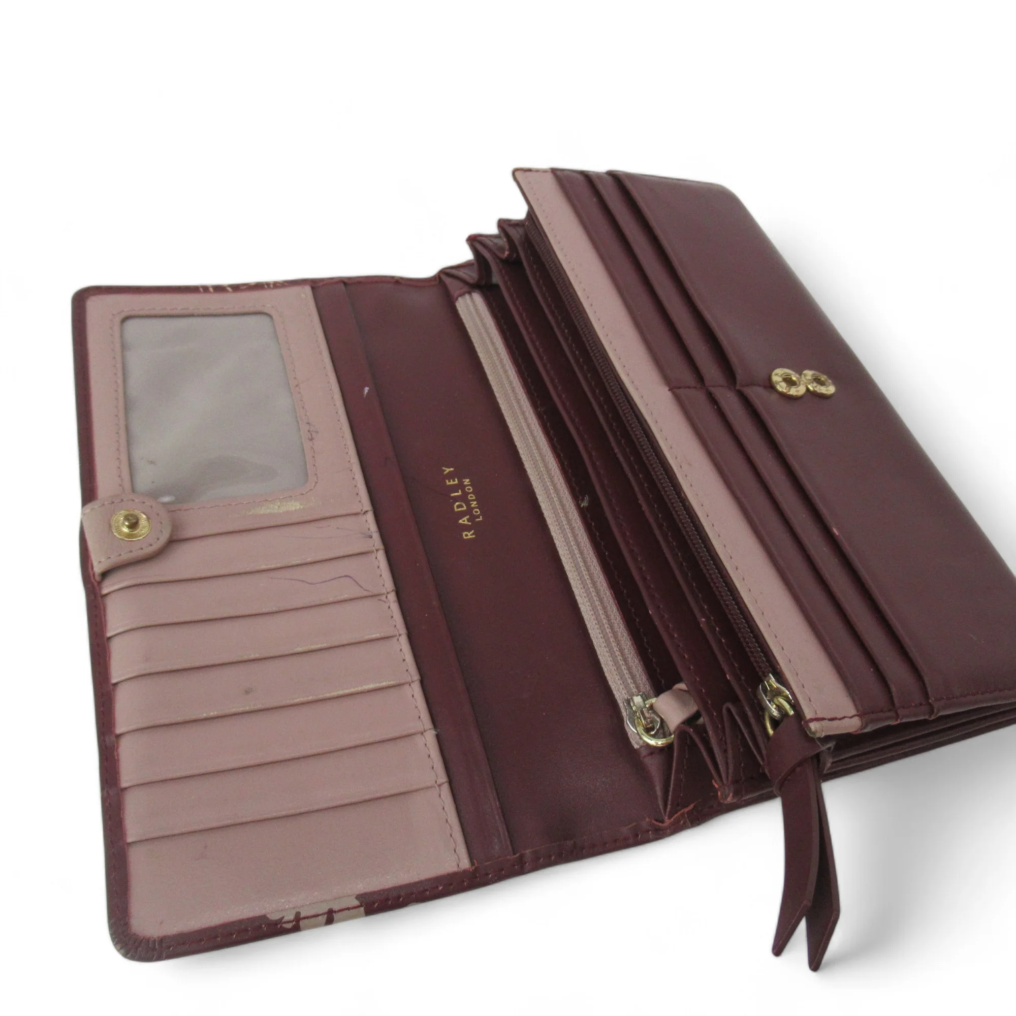 Radley Wild At Heart Purse Burgundy Folding Womenswear | Preloved - Image 5