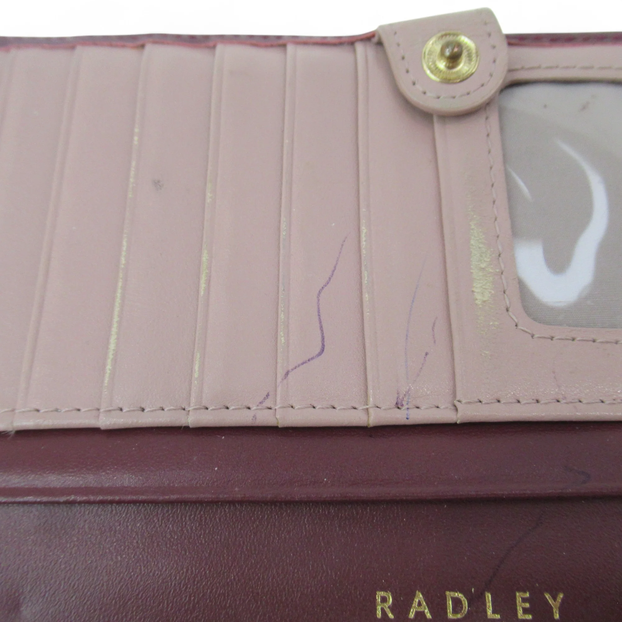 Radley Wild At Heart Purse Burgundy Folding Womenswear | Preloved - Image 6