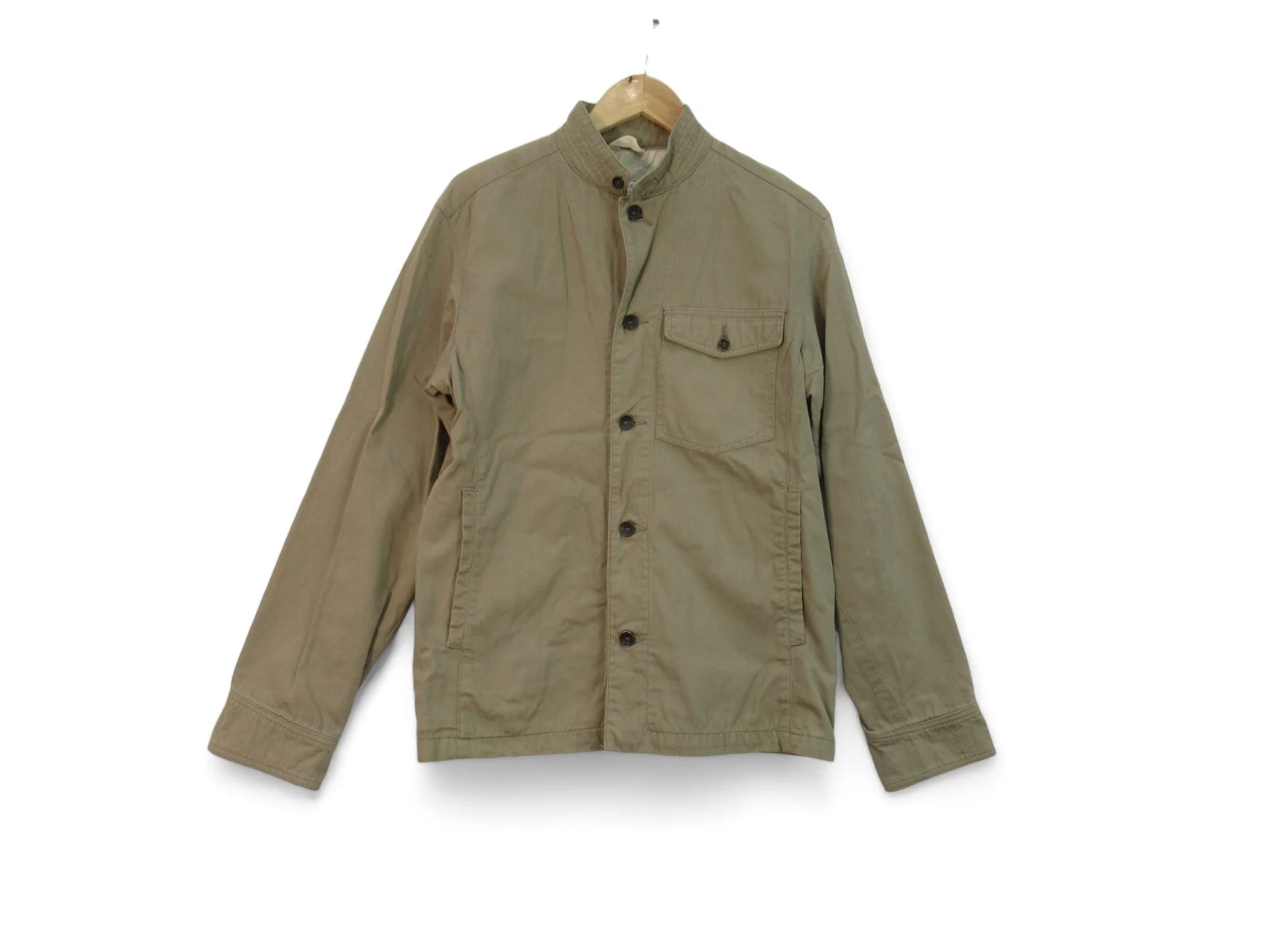 Rag & Bone Large Beige Chore Jacket Menswear | Preloved