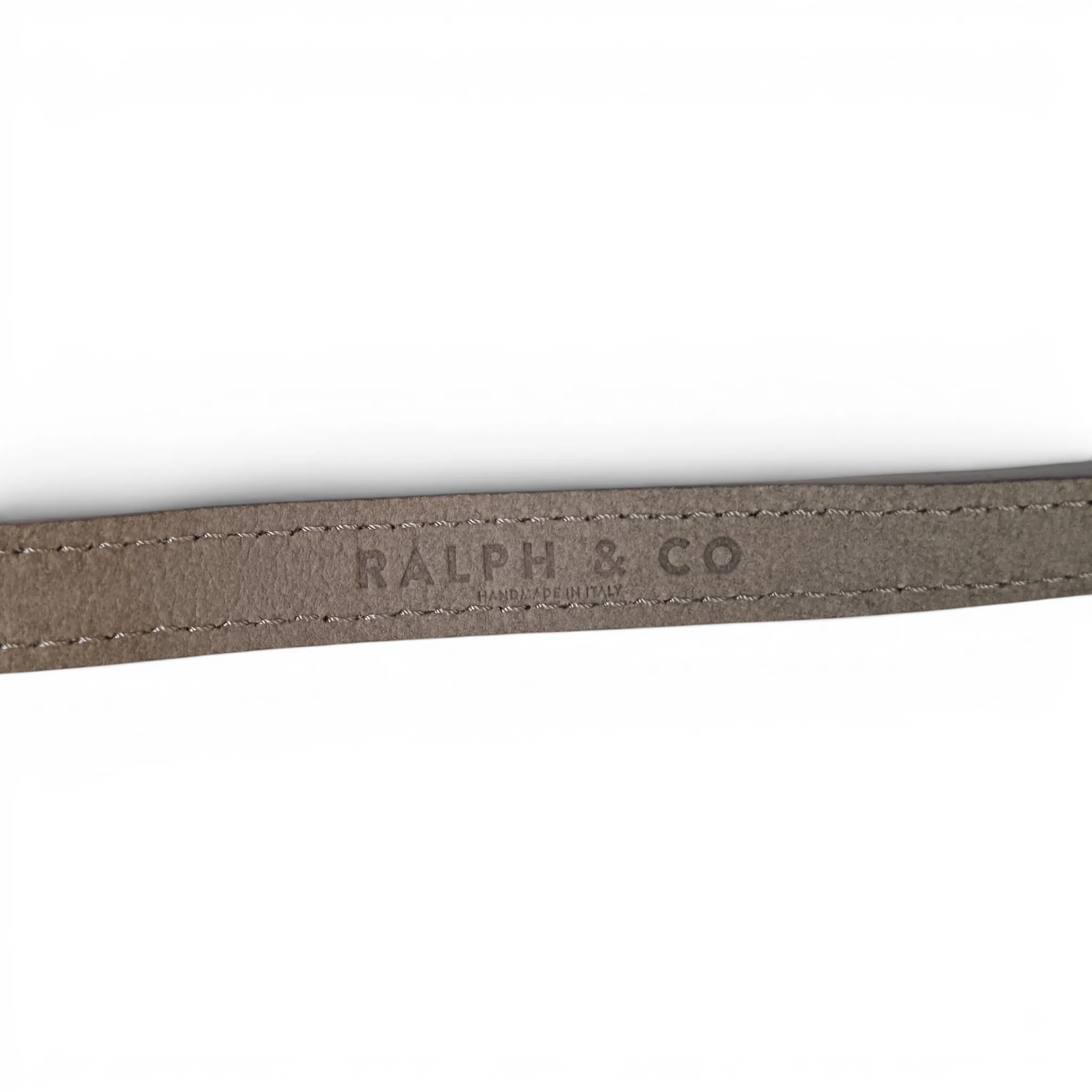 Ralph & Co Dog Lead Grey Leather 106cm with Tags | Pre-loved - Image 4