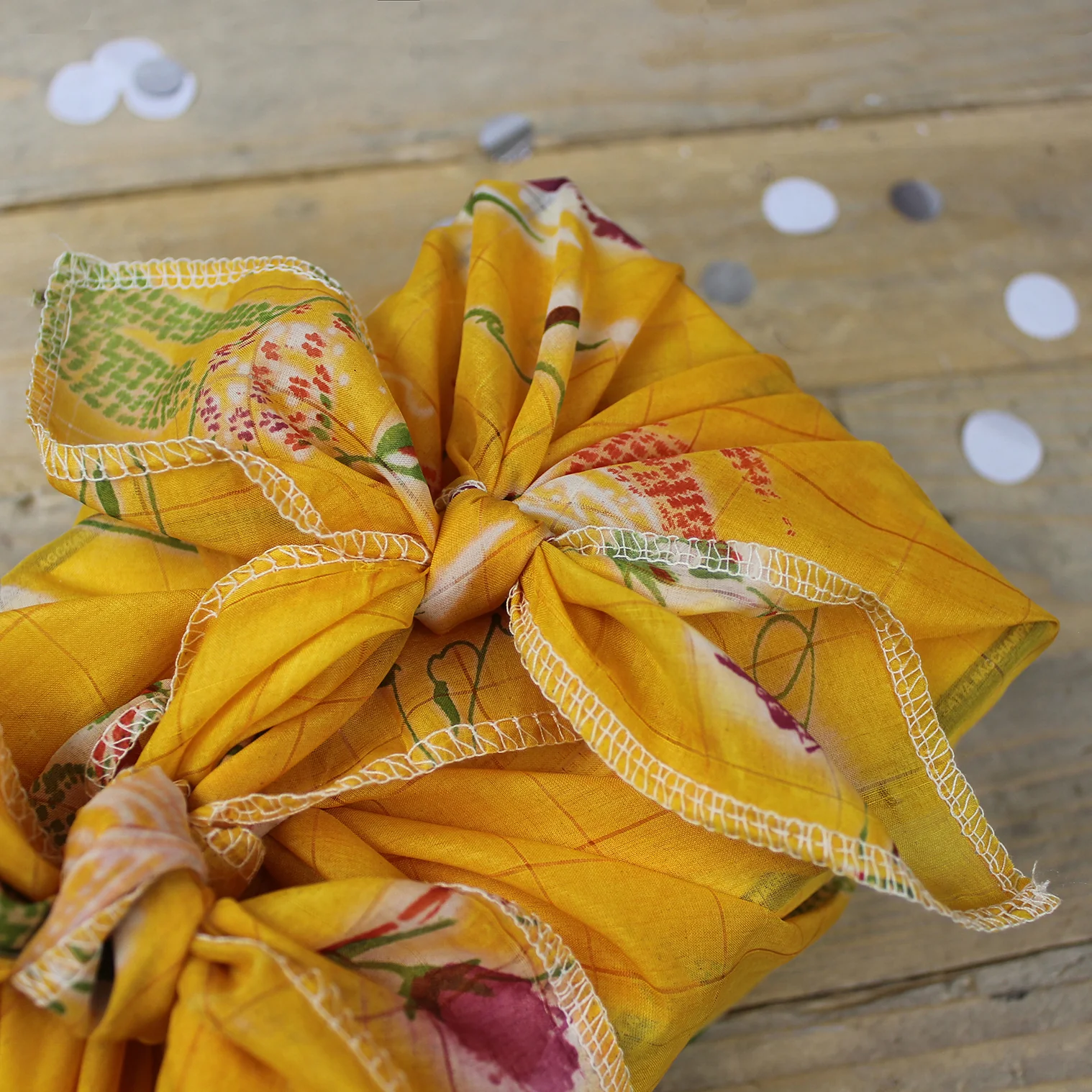Recycled Sari Fabric Gift Wrap - Image 7