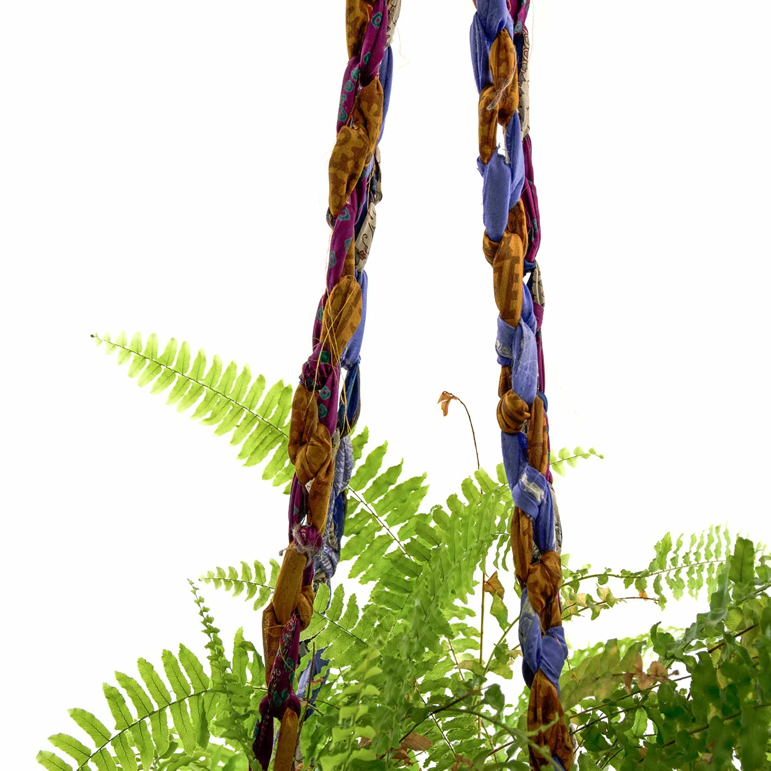 Recycled Sari Plant Hanger - Large - Image 7