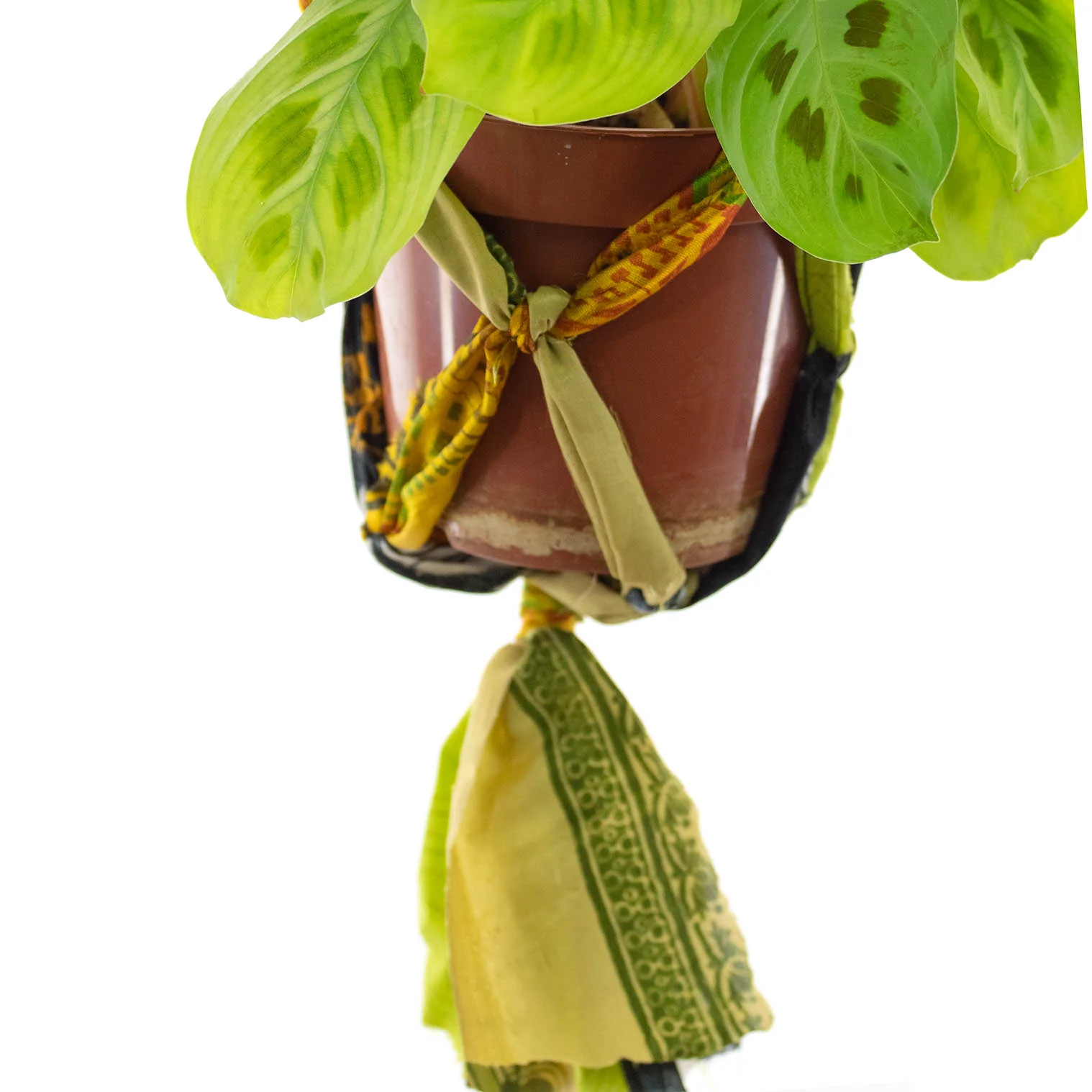Recycled Sari Plant Hanger - Small - Image 4