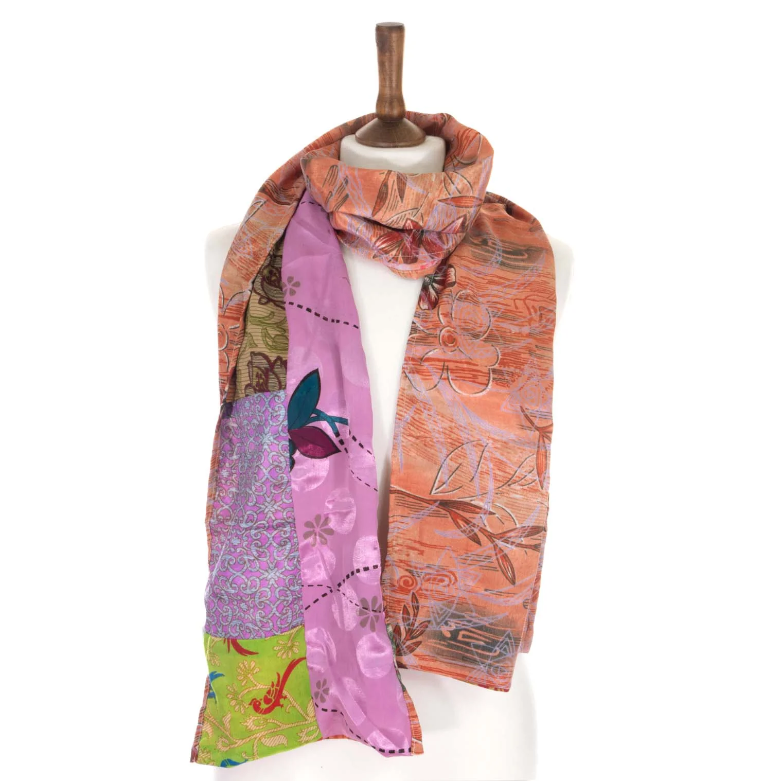 Recycled Sari Scarf - Image 12