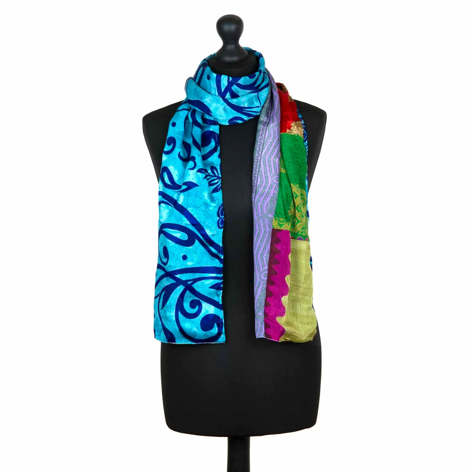 Recycled Sari Scarf - Image 14