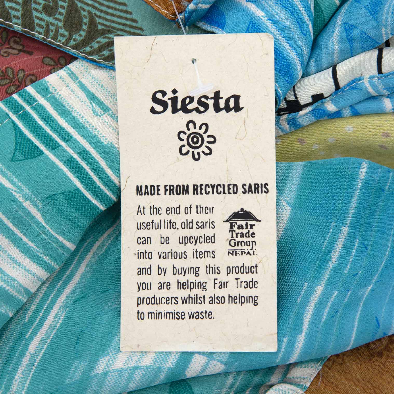 Recycled Sari Scarf - Image 2