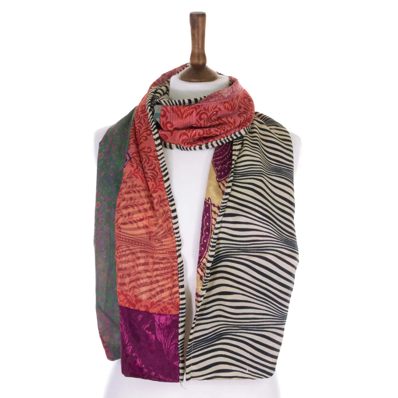 Recycled Sari Scarf - Image 4