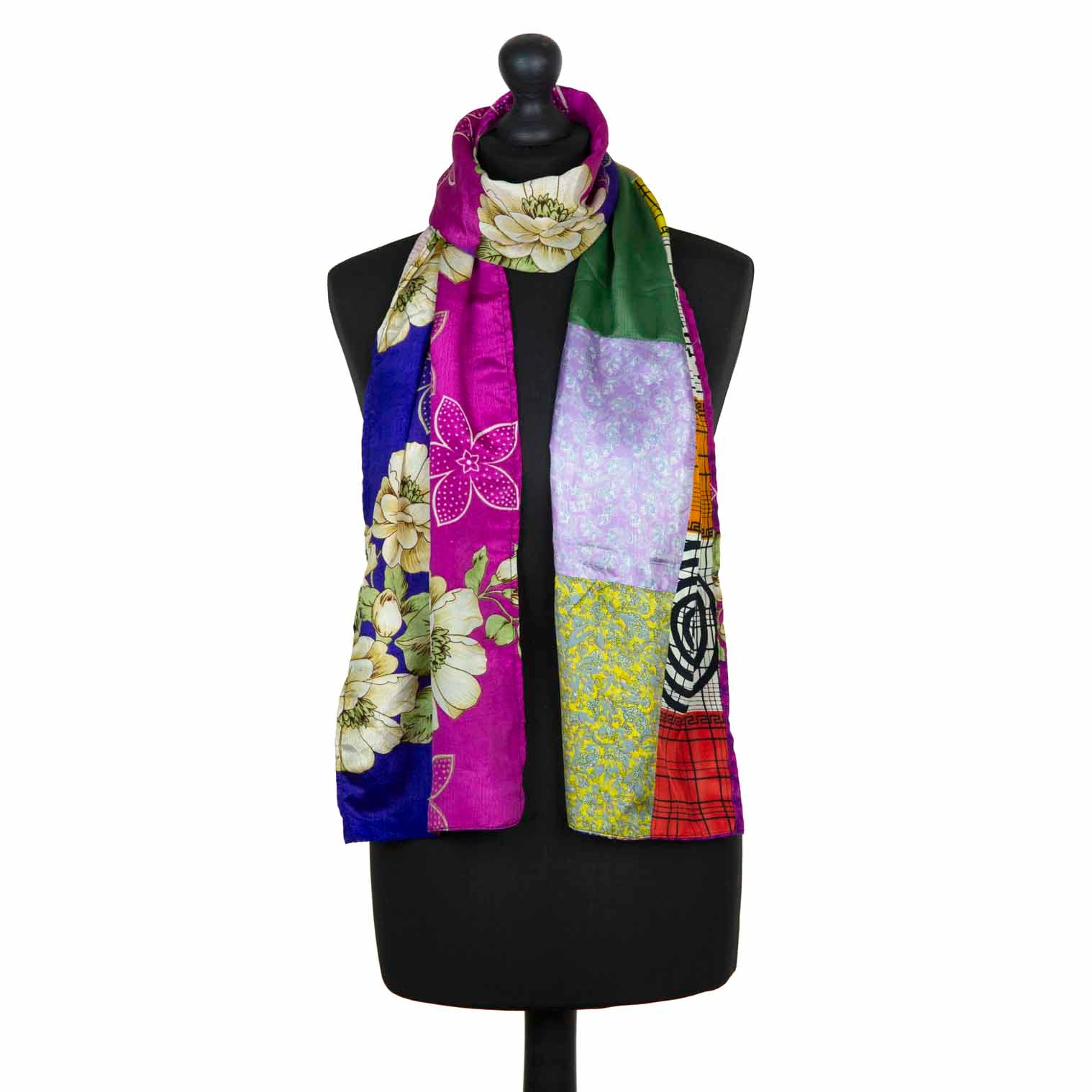Recycled Sari Scarf - Image 7
