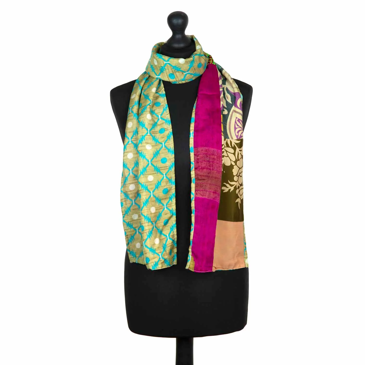 Recycled Sari Scarf - Image 8