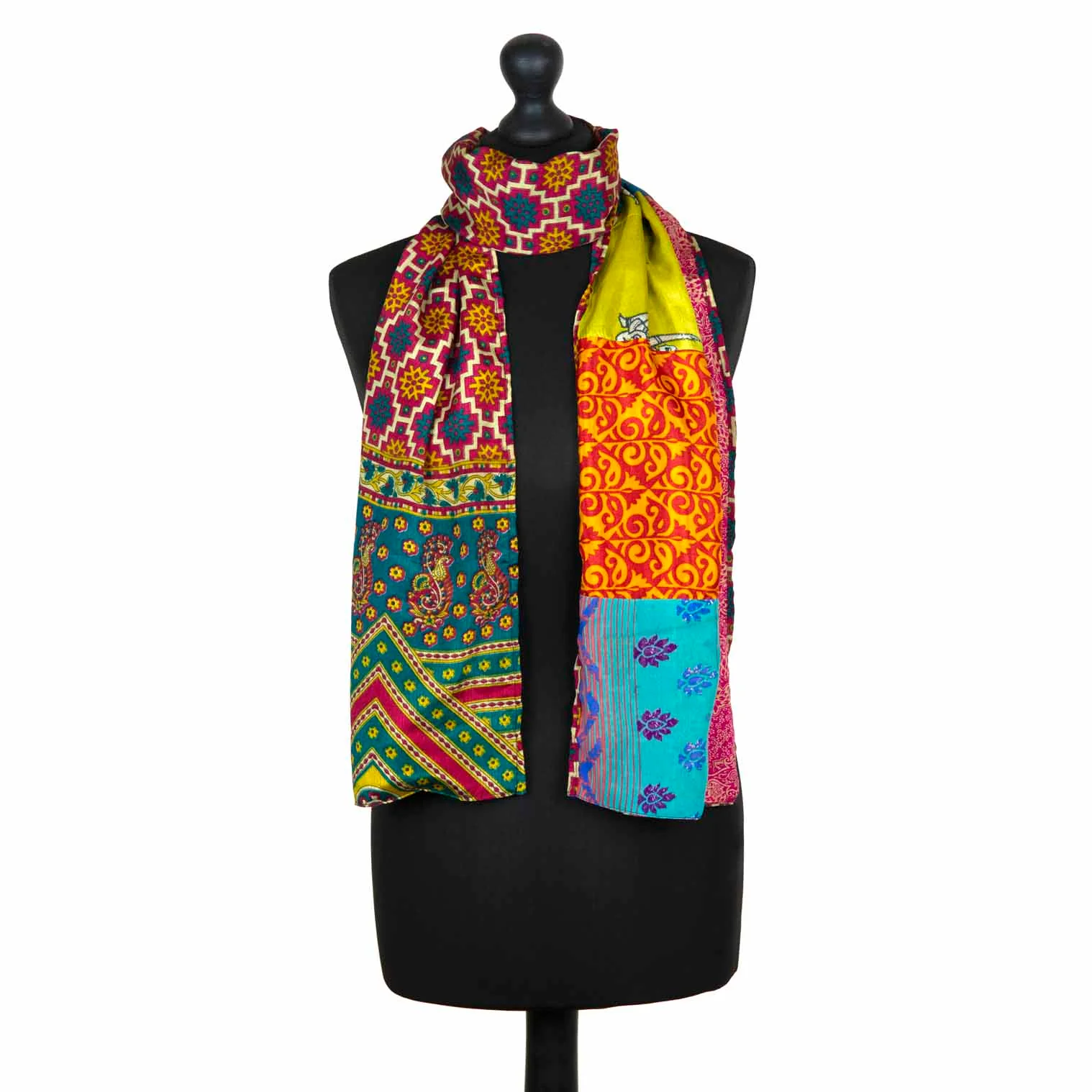 Recycled Sari Scarf - Image 9
