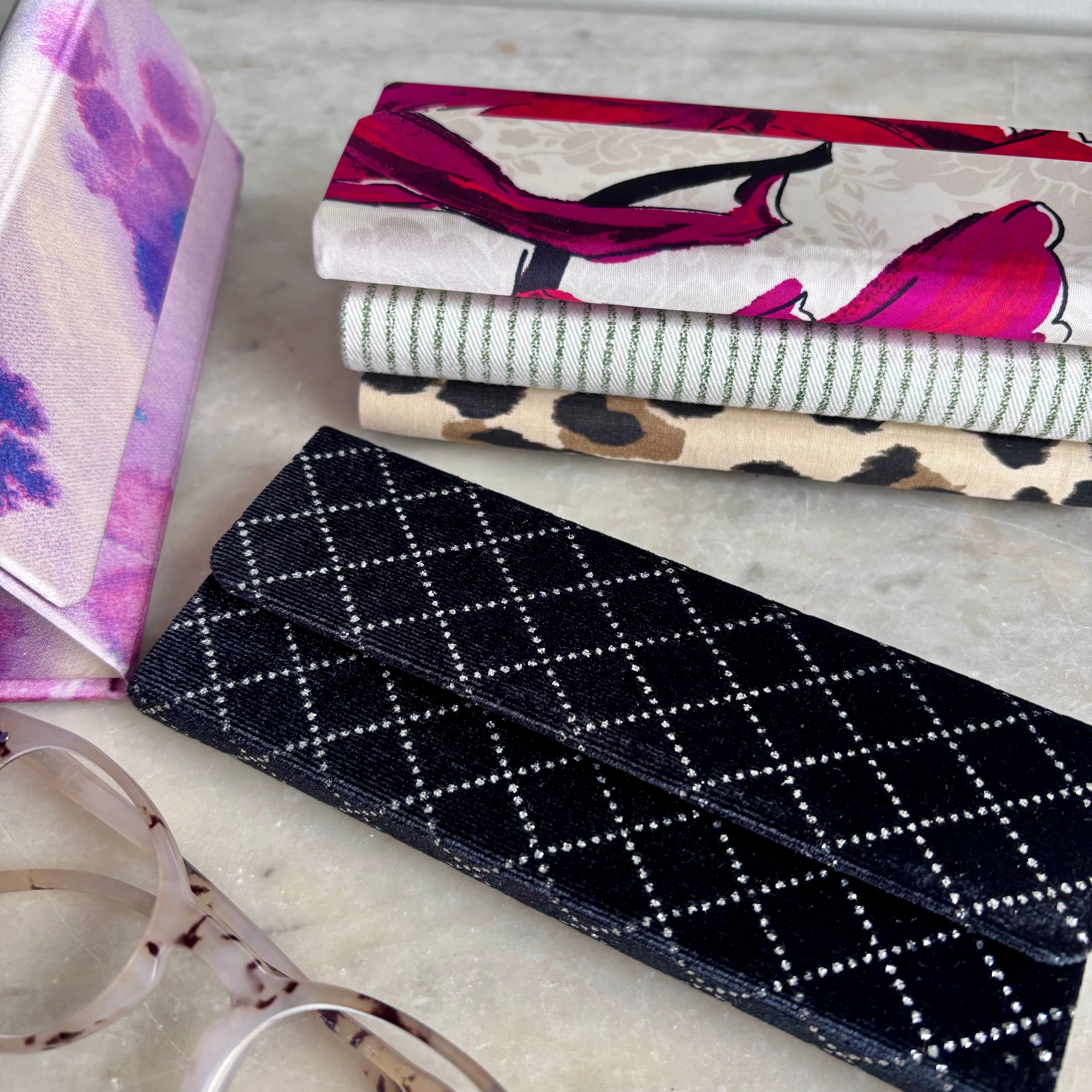 Eyewear case | Red Cross Stitched and Kapdaa - Image 2