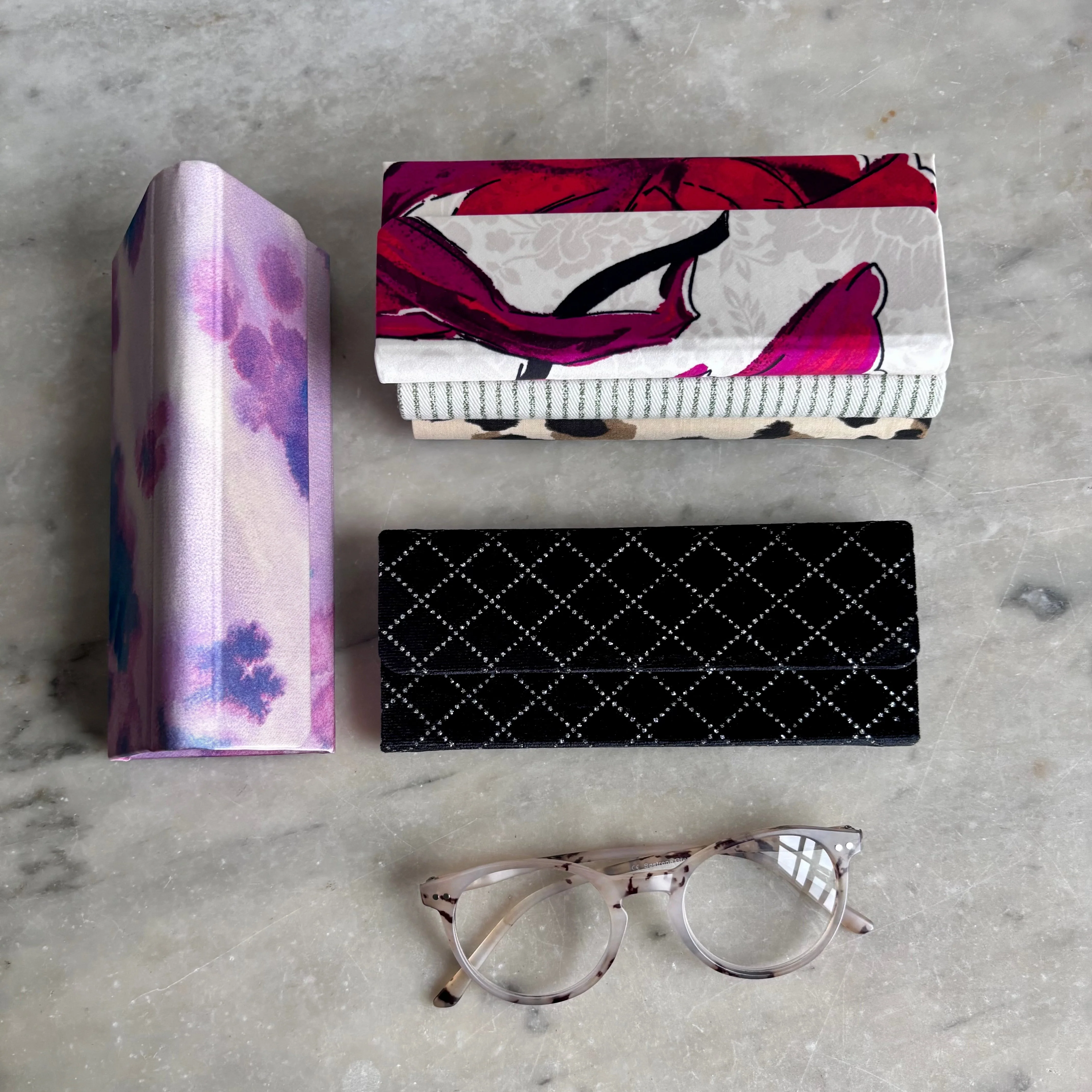 Eyewear case | Red Cross Stitched and Kapdaa - Image 3