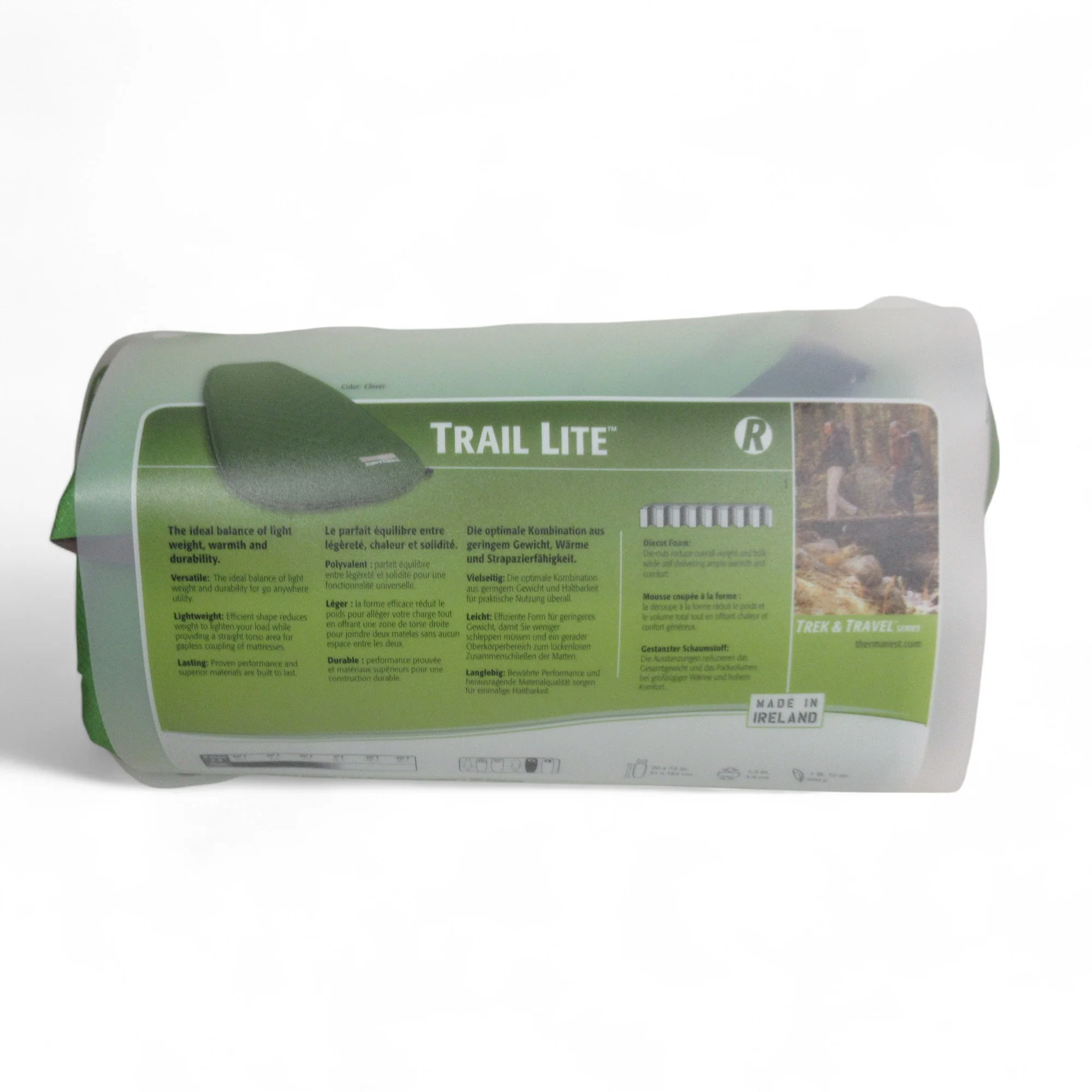 Therm-A-Rest Trail Lite Mattress Green Camping Mat 20x72" | Pre-loved