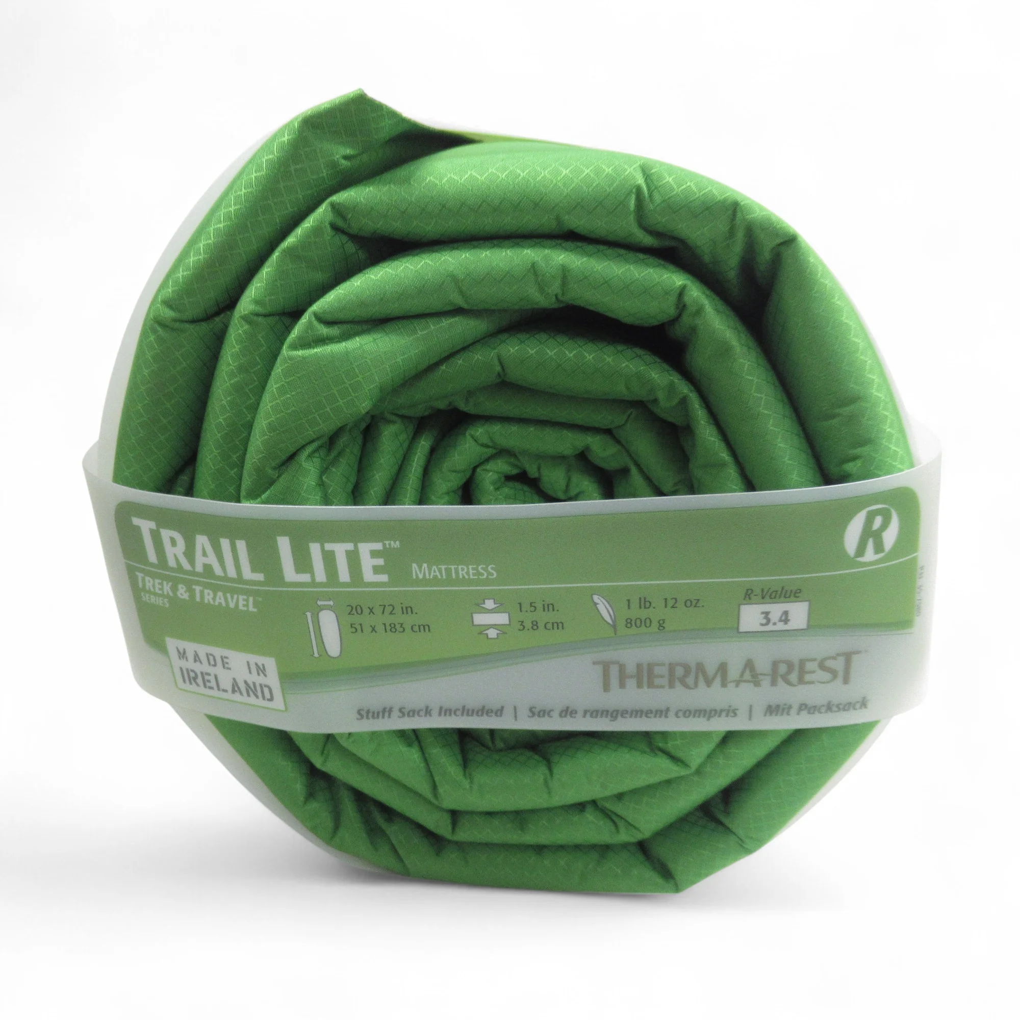 Therm-A-Rest Trail Lite Mattress Green Camping Mat 20x72" | Pre-loved - Image 2