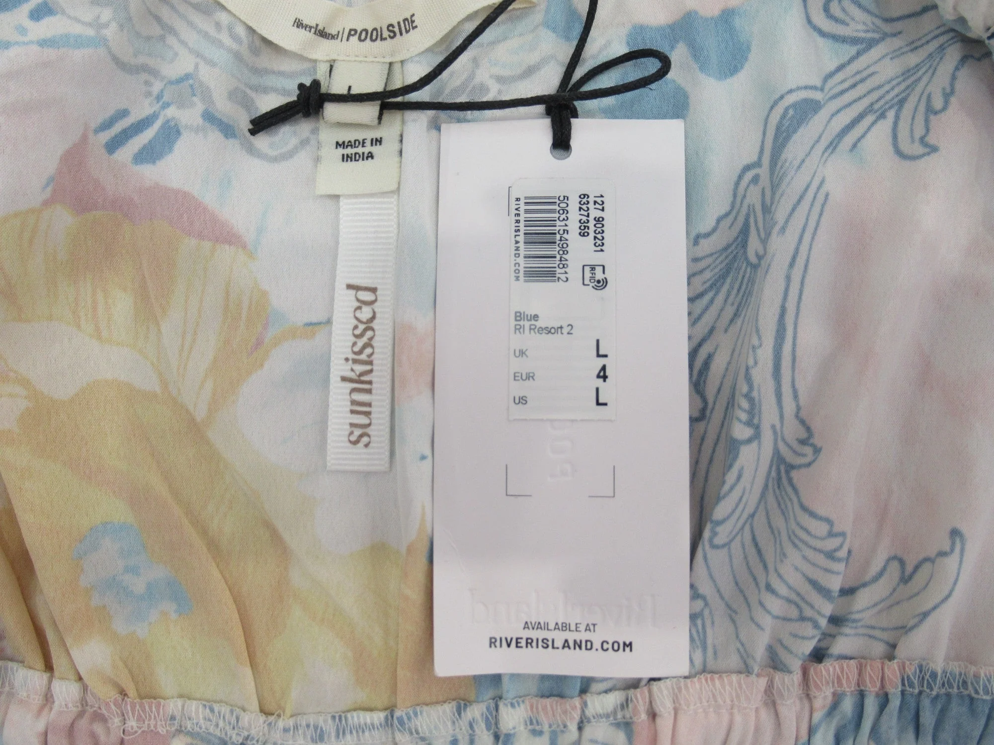 River Island Large Multicoloured Jumpsuit Shorts Womenswear | Preloved - Image 5