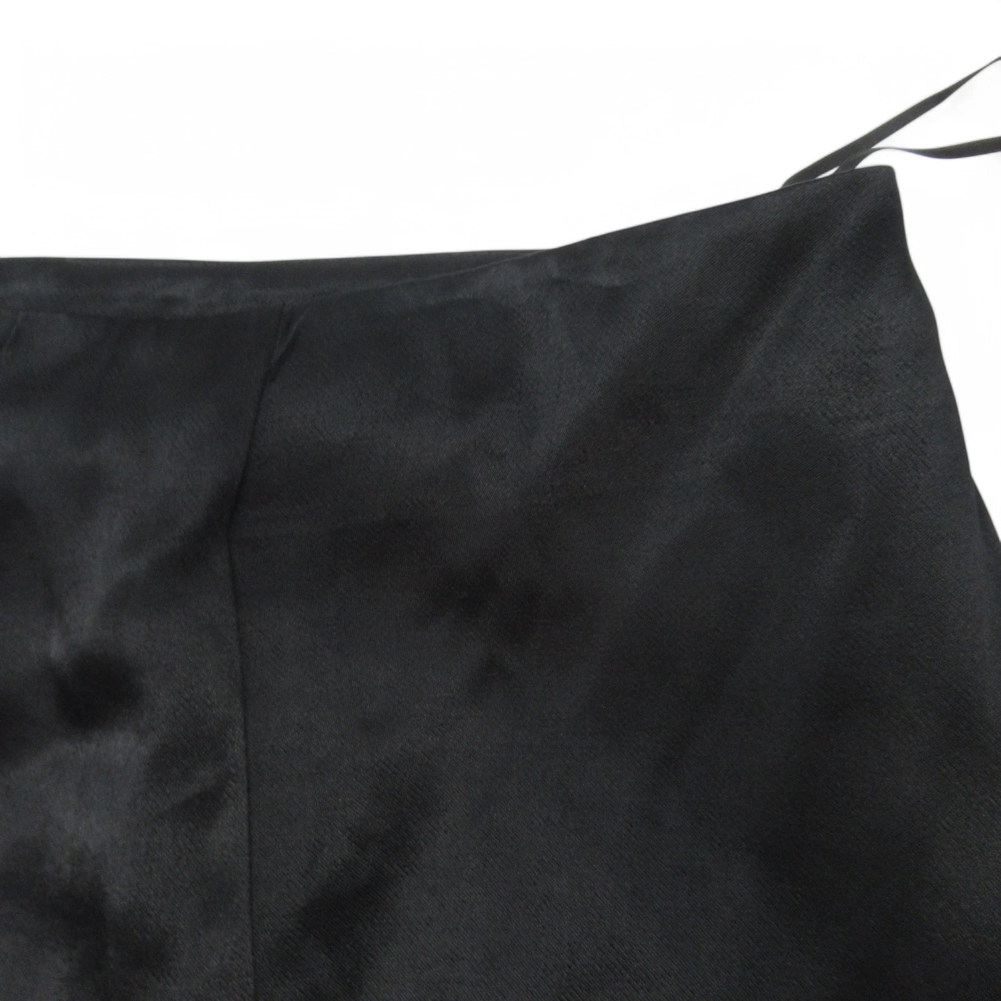 River Island Satin Skirt UK 16 Black Womenswear | Preloved - Image 6