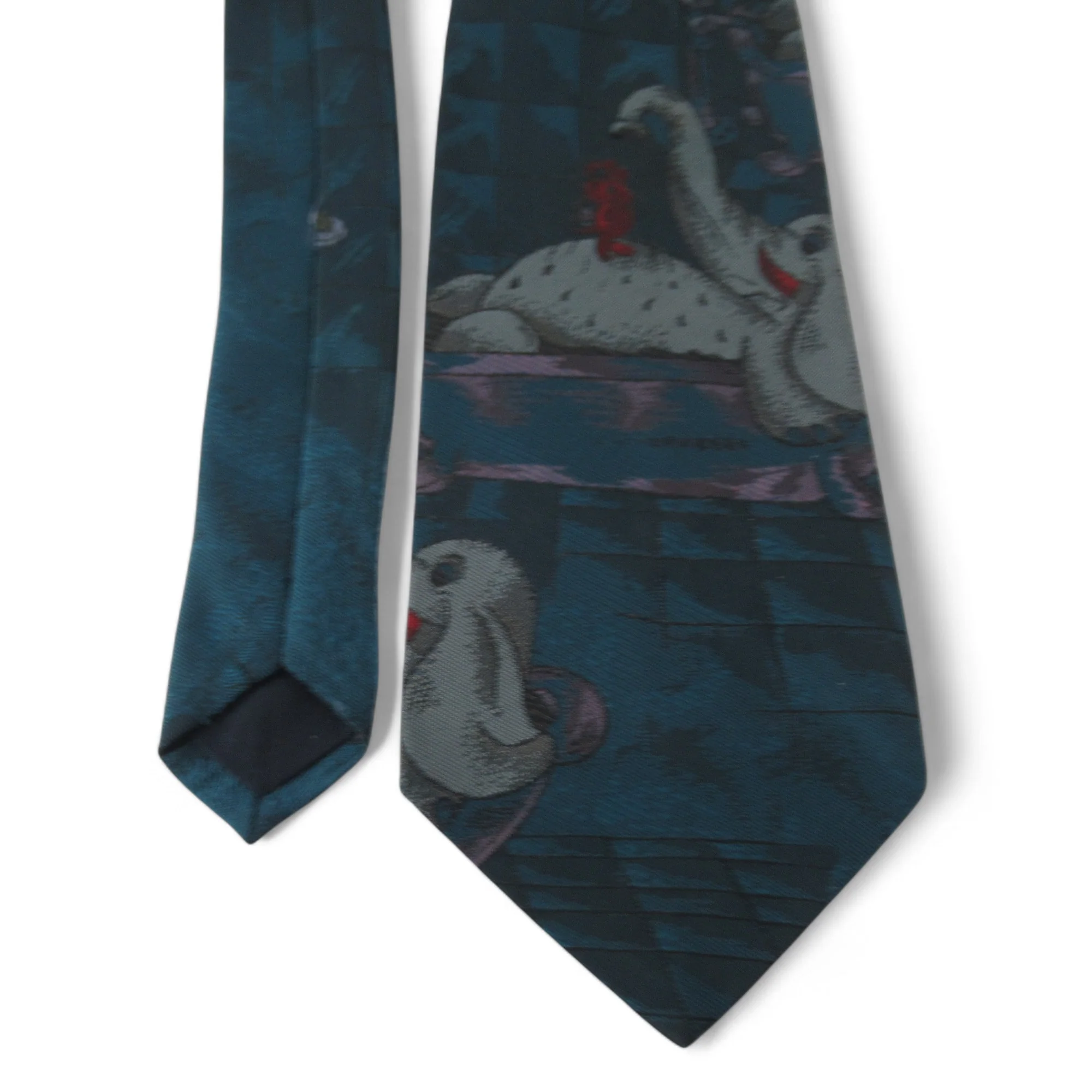 Roda Sigillet Vintage Tie Elephant Polyester Menswear | Preloved - Image 5