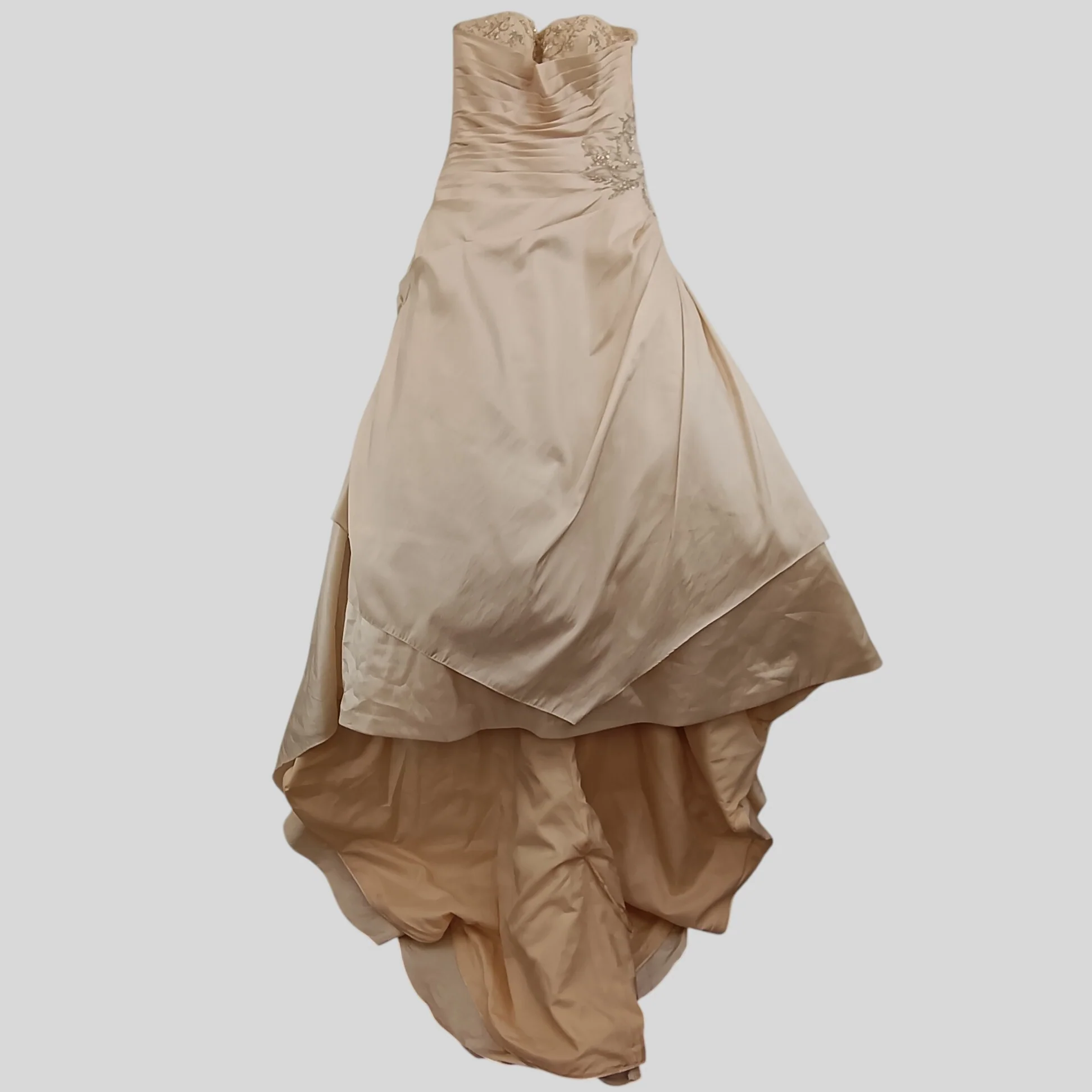 Romantica Philipa Champagne / Silver Wedding Dress UK 14 -Tags On - Womenswear | Pre-loved