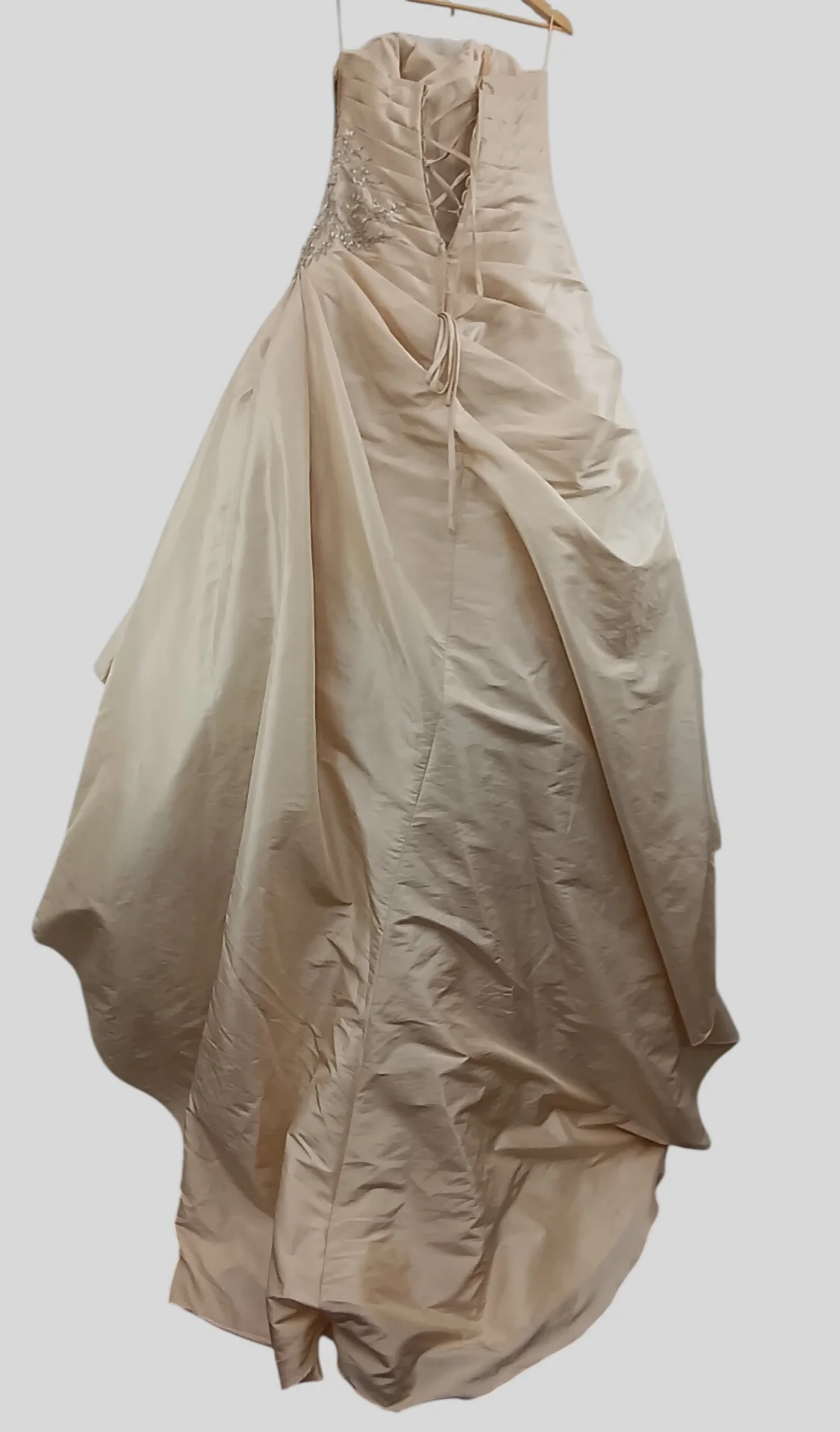 Romantica Philipa Champagne / Silver Wedding Dress UK 14 -Tags On - Womenswear | Pre-loved - Image 2