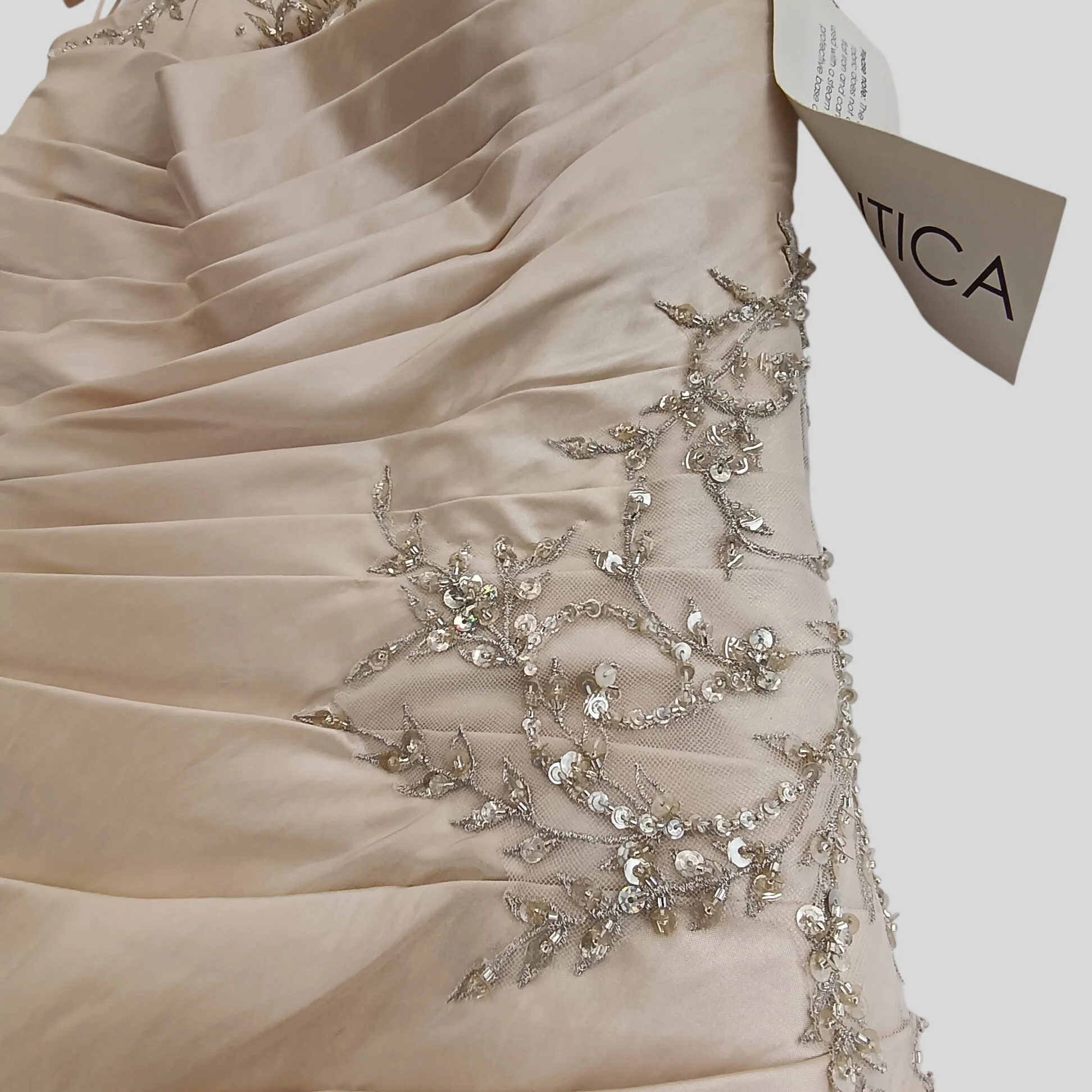 Romantica Philipa Champagne / Silver Wedding Dress UK 14 -Tags On - Womenswear | Pre-loved - Image 5