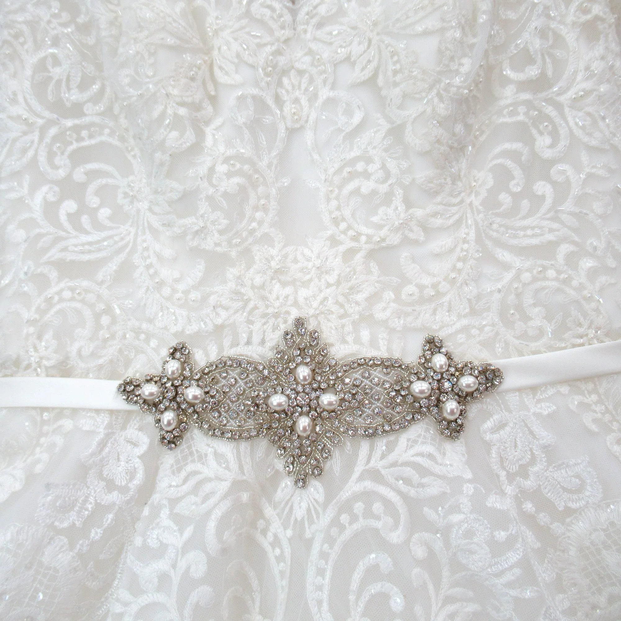 Ronald Joyce Wedding Dress UK 14 Ivory Womenswear | Pre-loved - Image 7