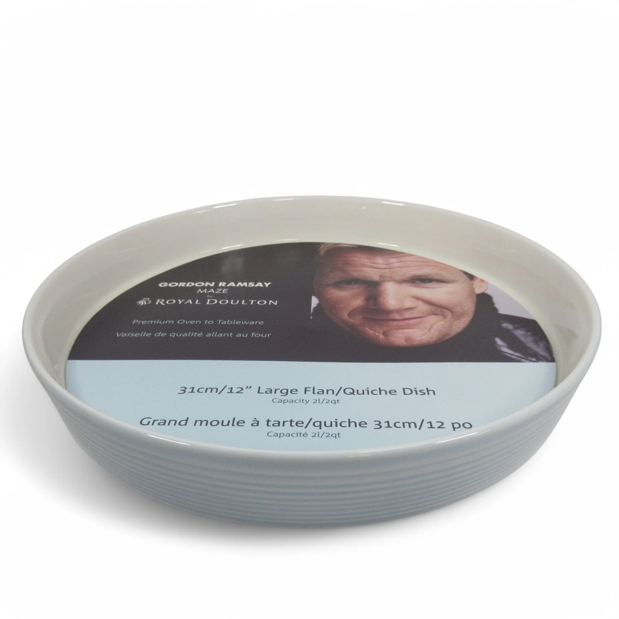 Royal Doulton Gordon Ramsay Maze 12" Quiche Dish | Pre-Loved - Image 2
