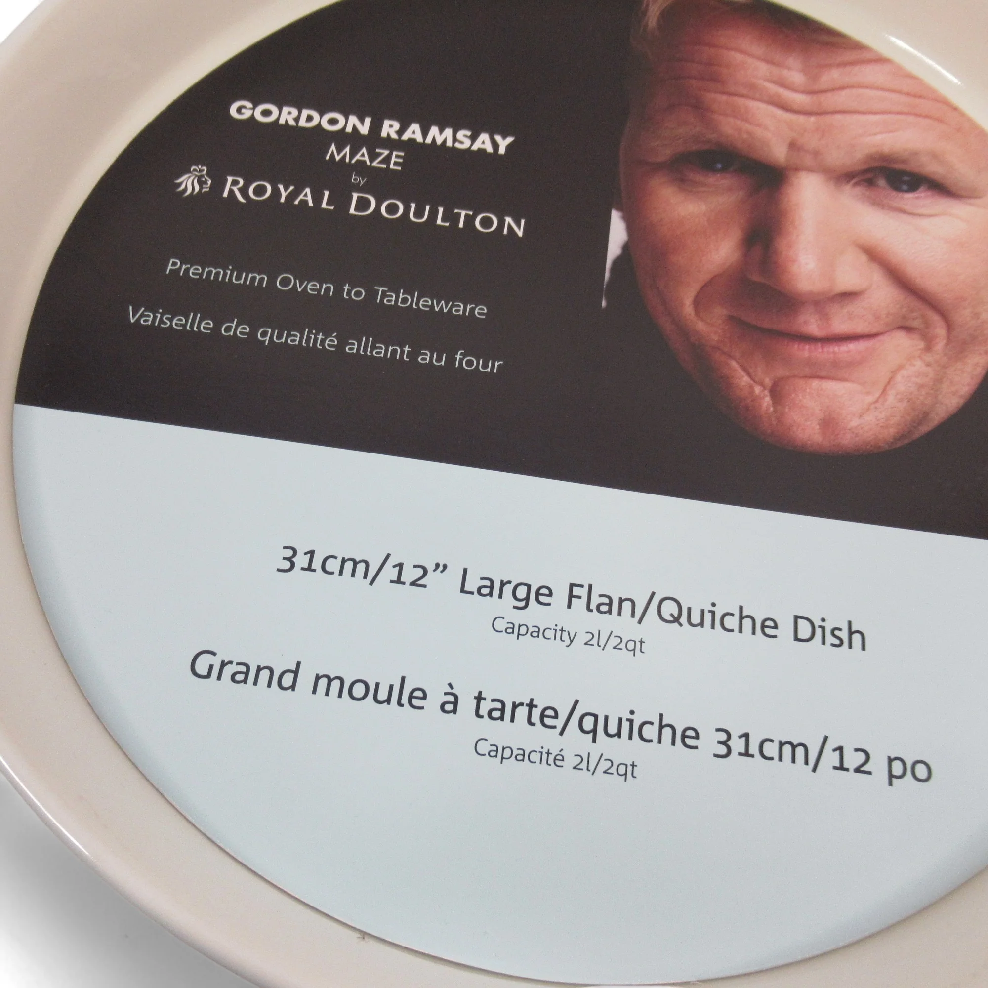 Royal Doulton Gordon Ramsay Maze 12" Quiche Dish | Pre-Loved - Image 6