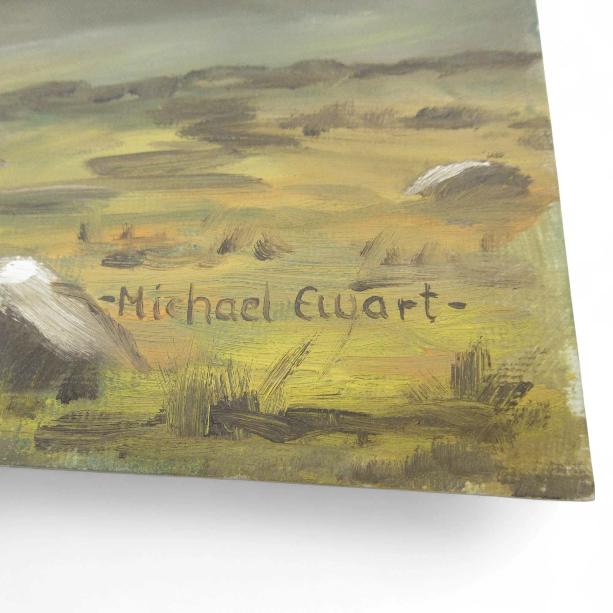 Original Michael Ewart Oil Painting Mountain Landscape | Pre-loved - Image 2