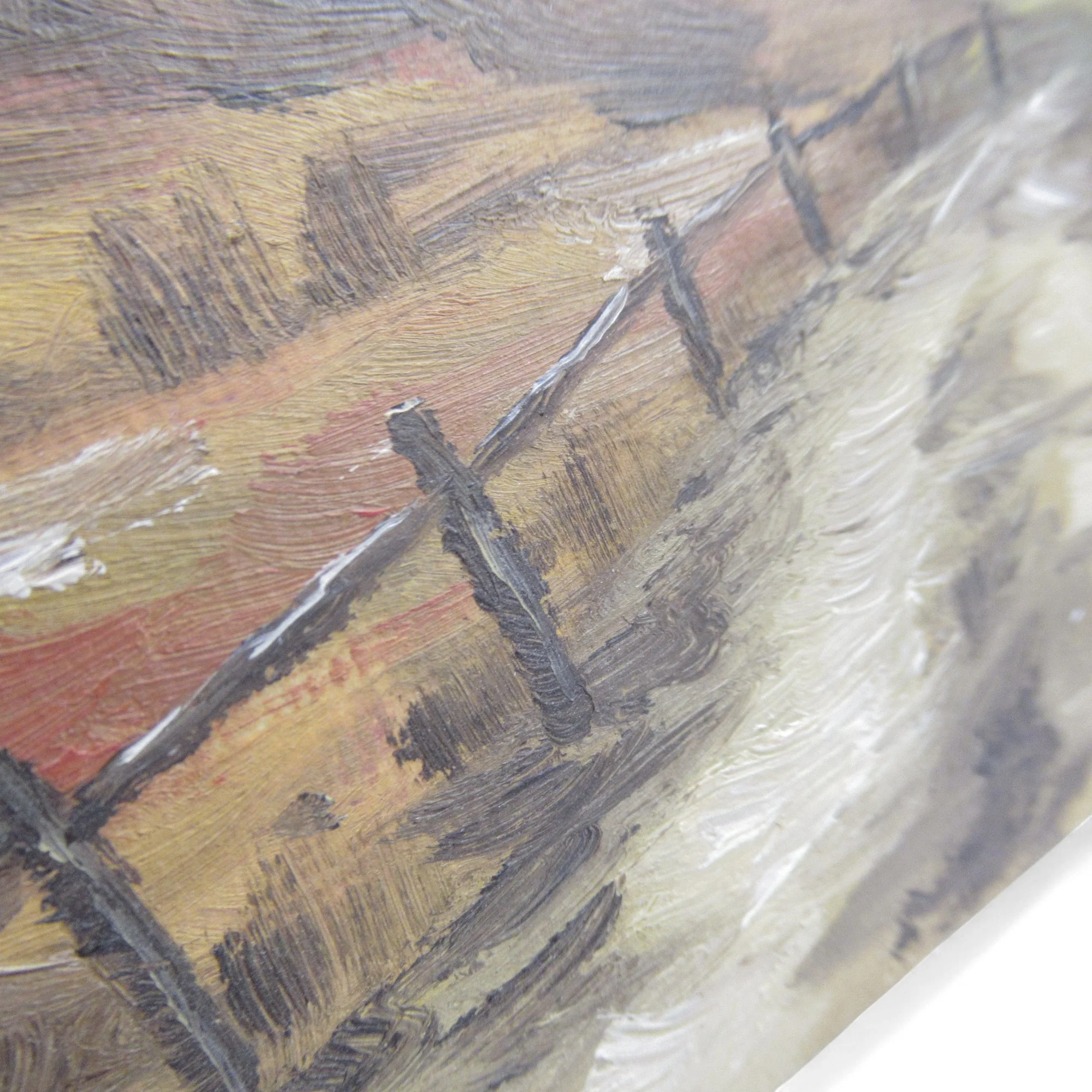 Original Michael Ewart Oil Painting Mountain Landscape | Pre-loved - Image 4