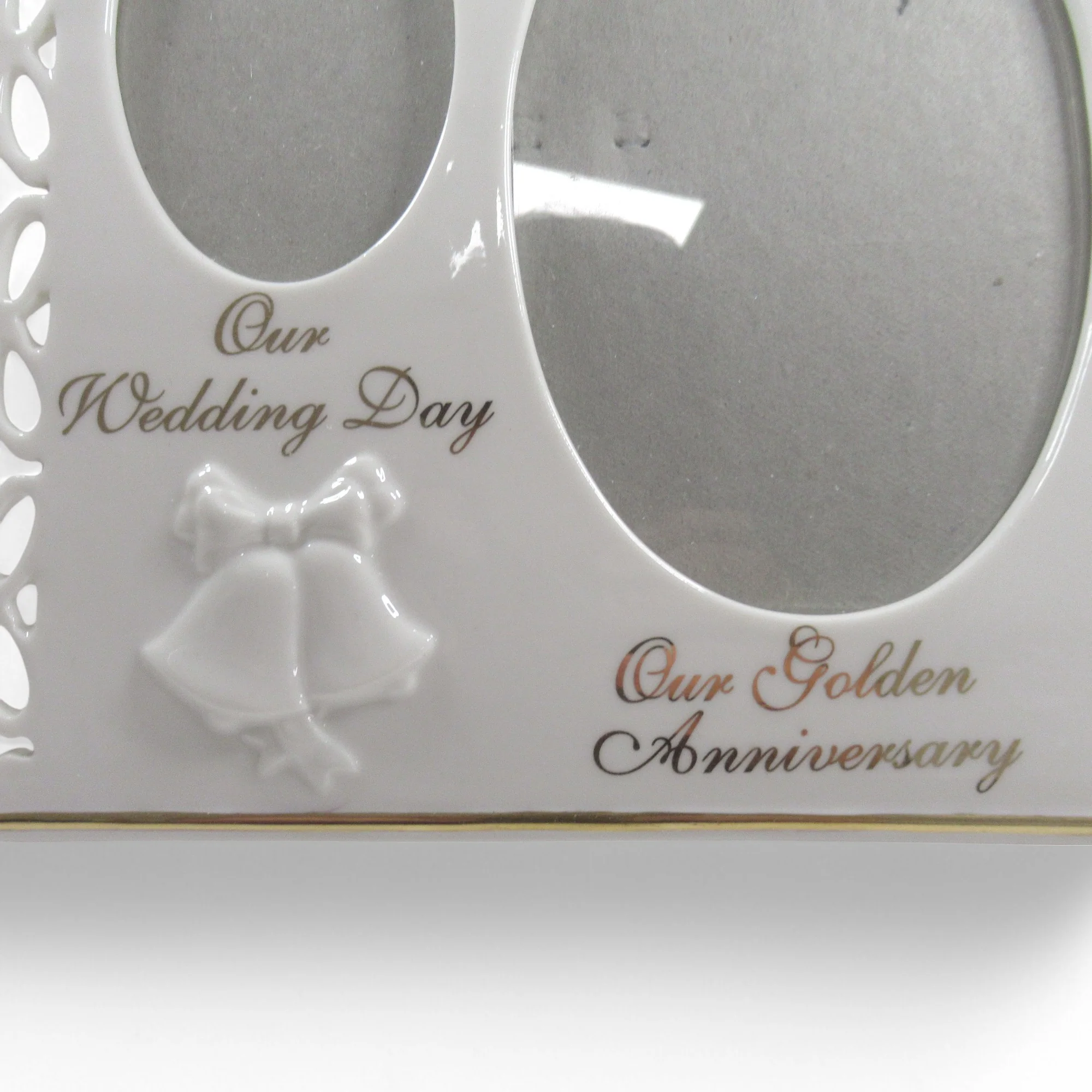 RUSS 50th Anniversary Frame Porcelain White Lace Boxed | Pre-Loved - Image 3