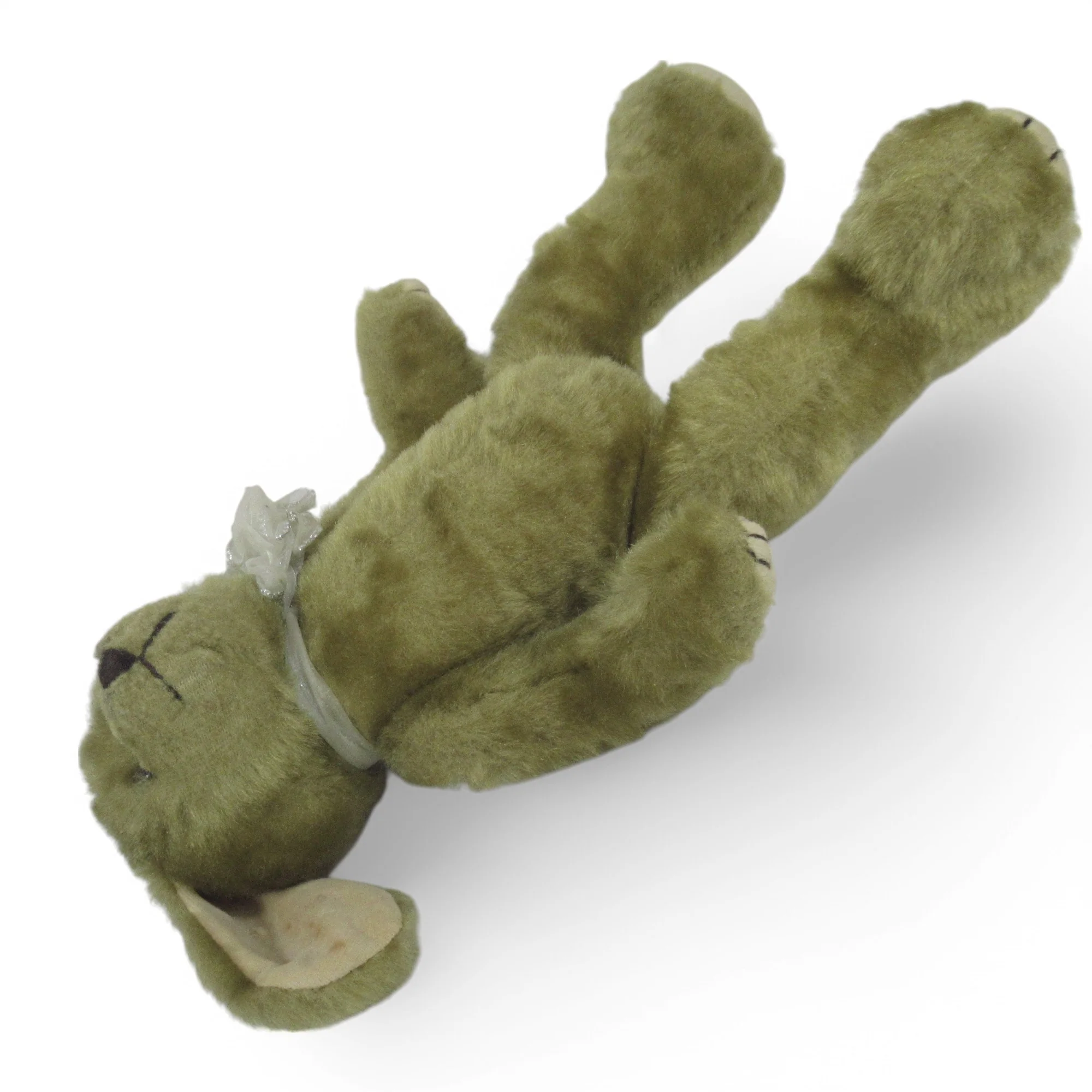 Salco Brown Dog Plush Soft Toy w/ Bow 40cm Vintage | Pre-Loved - Image 3