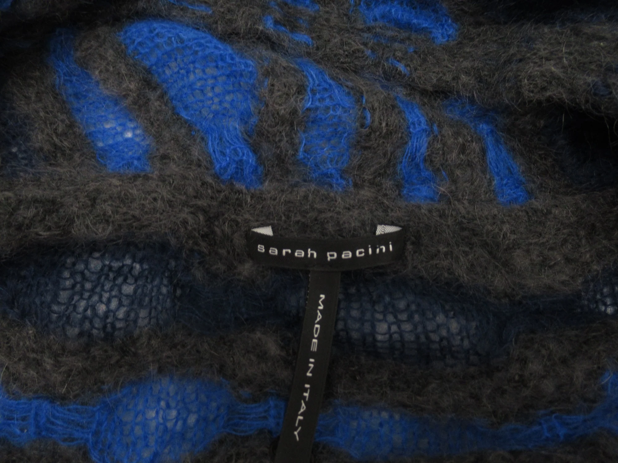 Sarah Pacini One Size Blue Grey Caridgan Womenswear | Preloved - Image 5