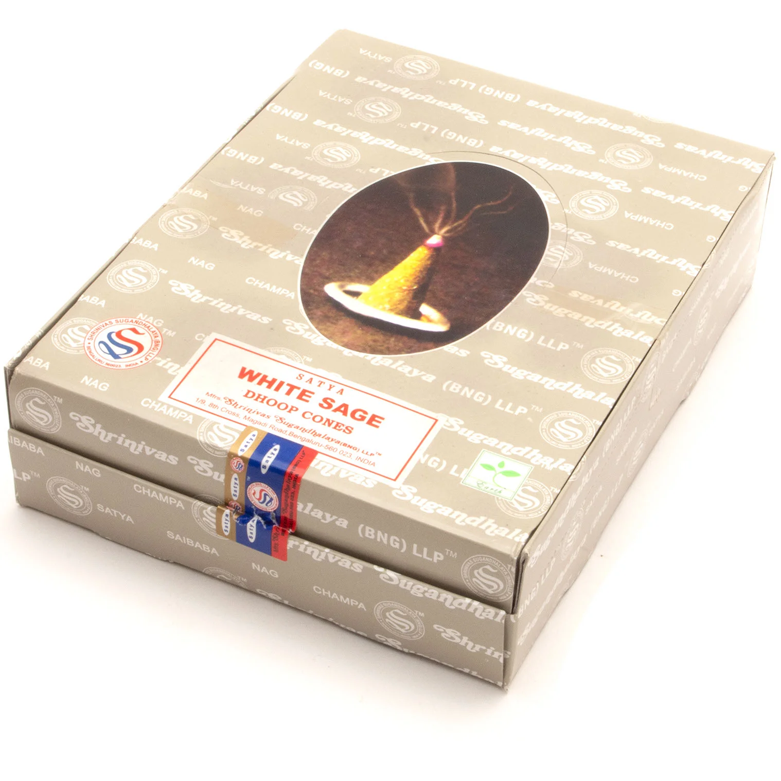 Satya White Sage Incense Cones - Image 3