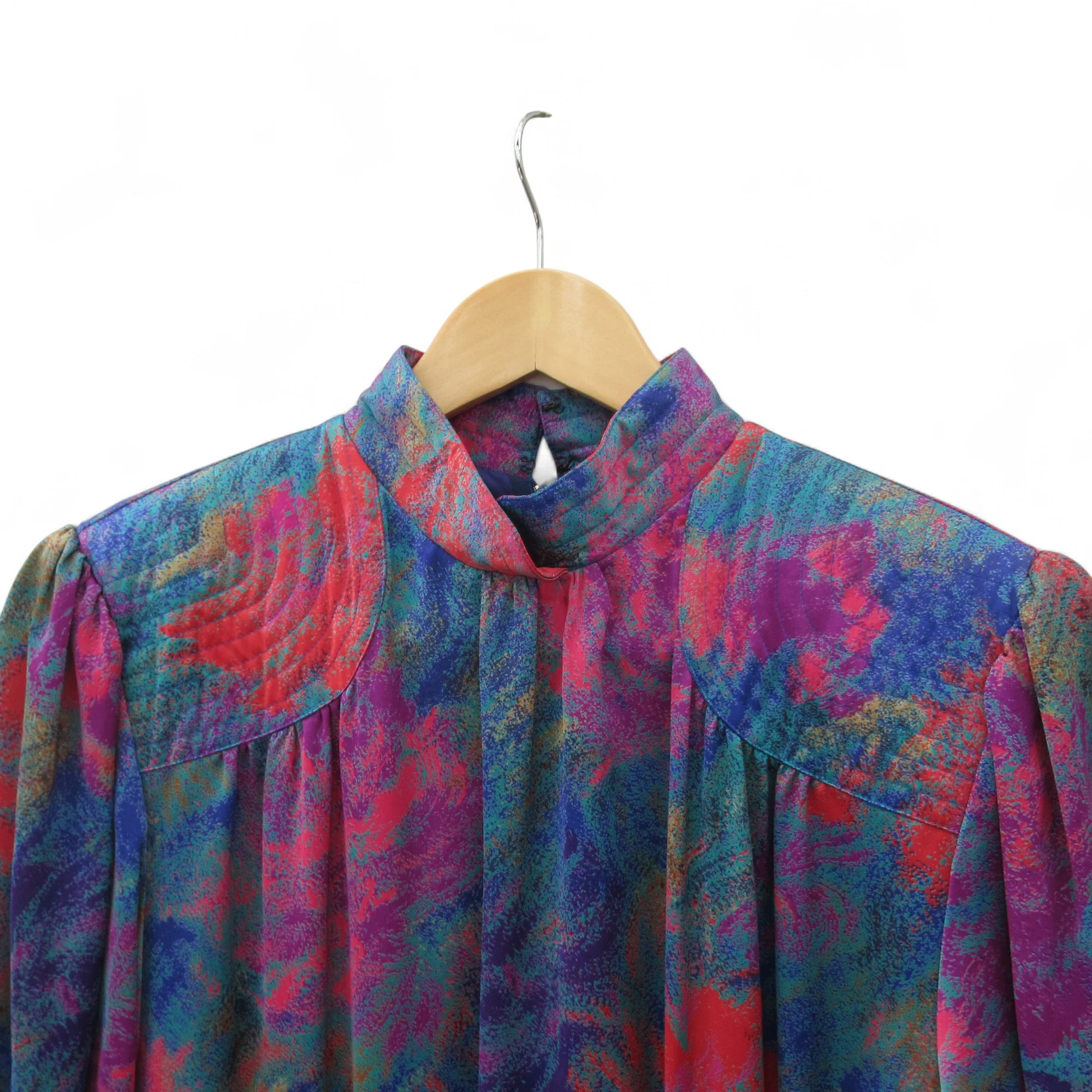 Schoi Vintage 1970s Dress UK 14 Multicoloured Womenswear | Pre-loved - Image 4