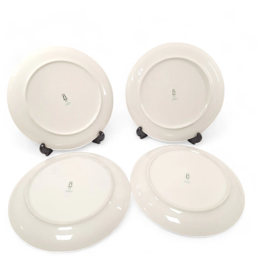 Schonwald 452 Dinner Plates x4 23.5cm Floral White Ceramic | Preloved - Image 2