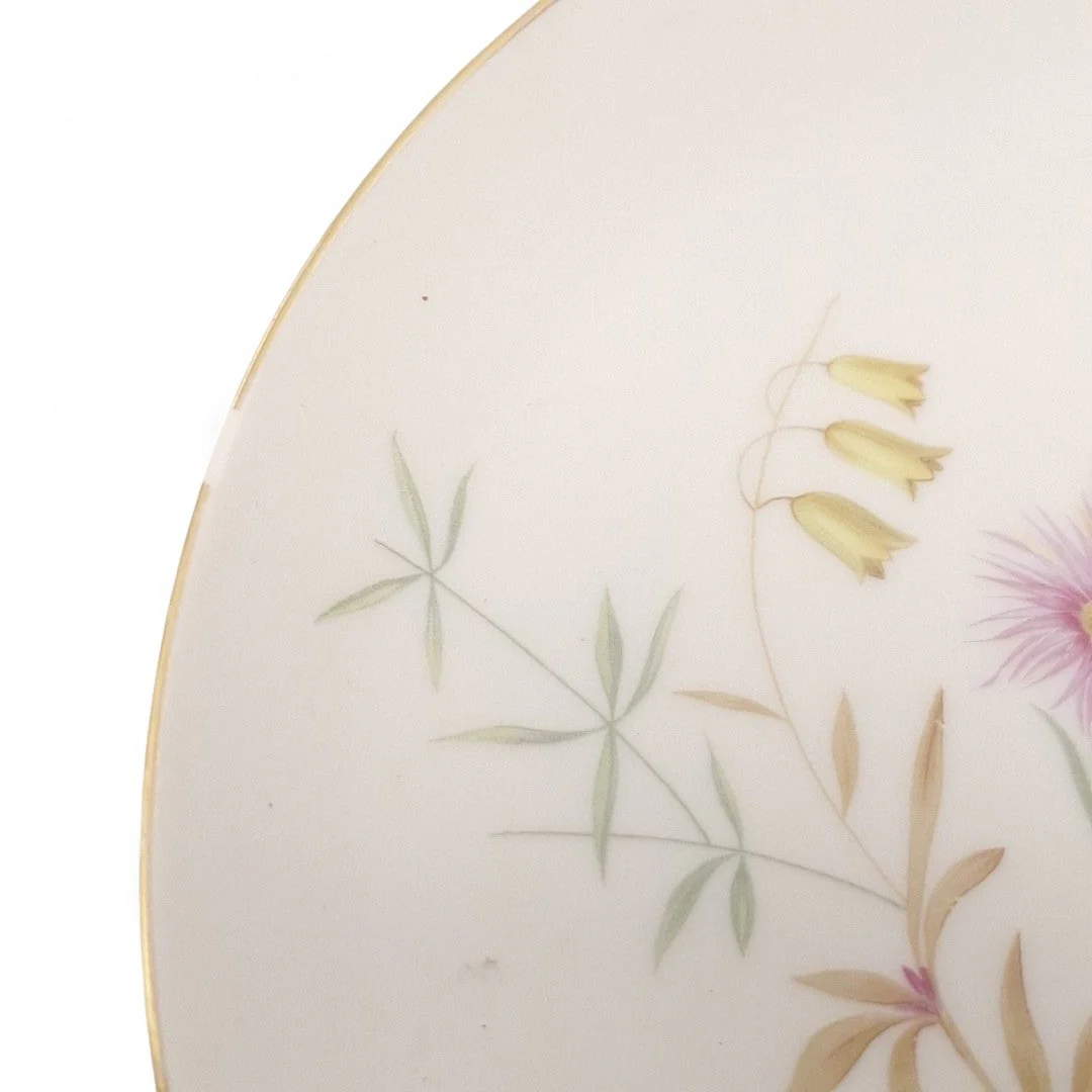 Schonwald 452 Dinner Plates x4 23.5cm Floral White Ceramic | Preloved - Image 5