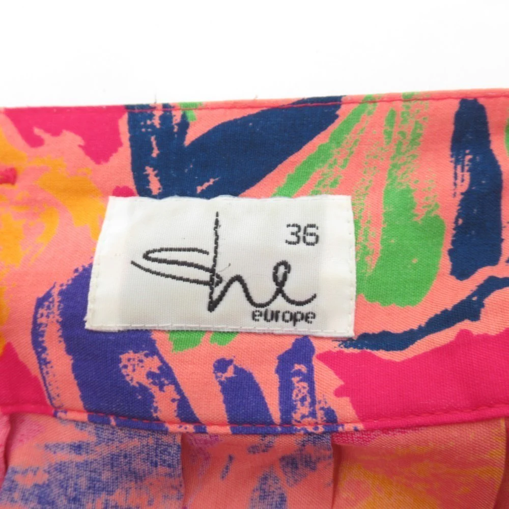 She Europe Vintage Skirt UK 8 Multicoloured Womenswear | Pre-loved - Image 3