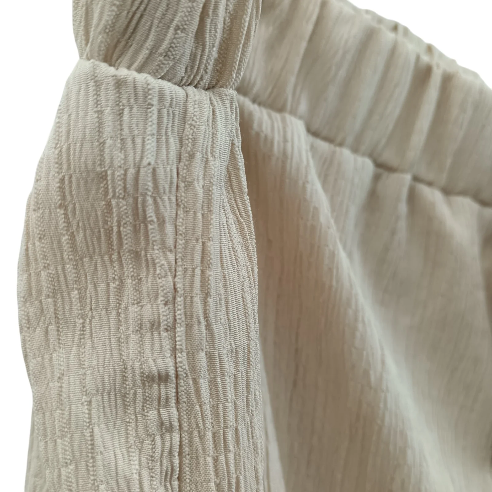 SHEIN Curve Shiny  Beige Cropped Trousers UK 4X-Large Womenswear | Pre-loved - Image 5