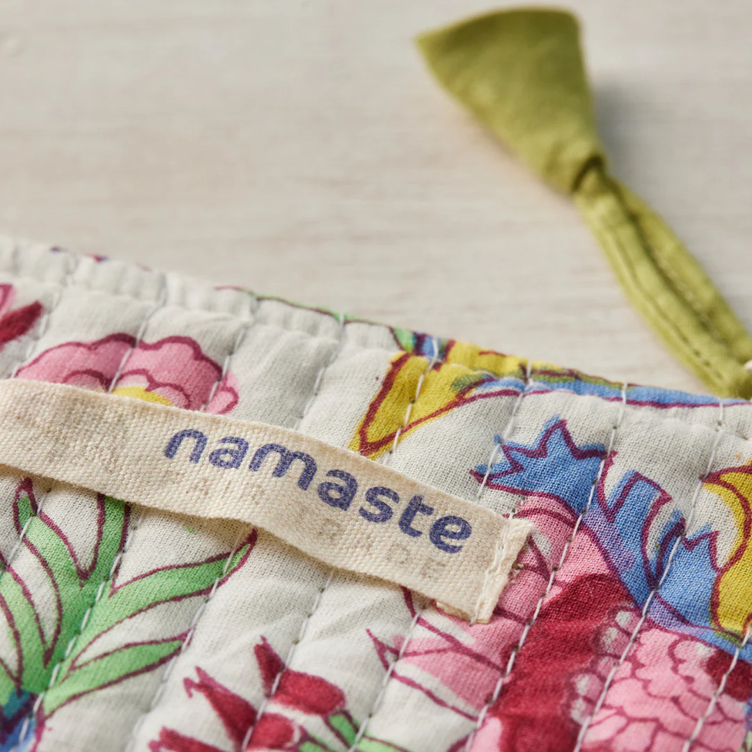 Shvanthi Block Print coin purse | Namaste - Image 2