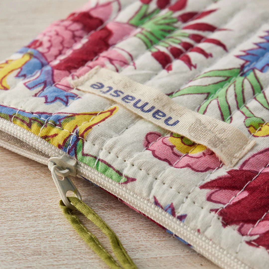 Shvanthi Block Print coin purse | Namaste - Image 4