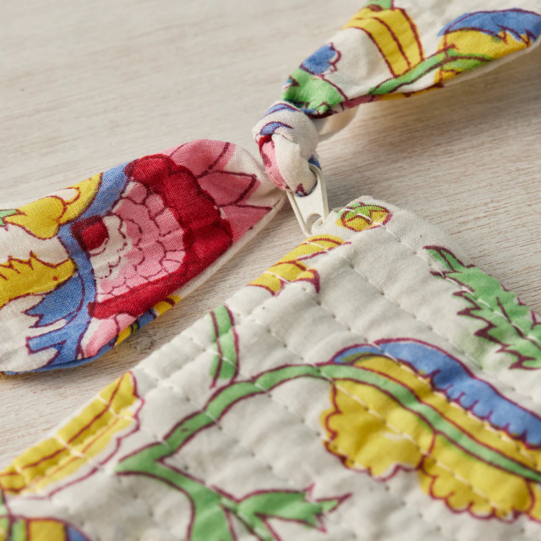 Shvanthi Block Print Pouch | Namaste - Image 2