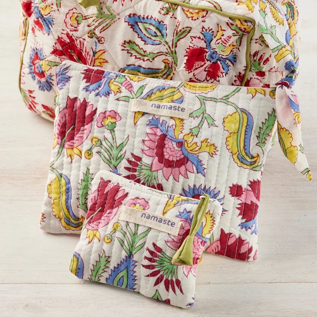 Shvanthi Block Print Pouch | Namaste - Image 4