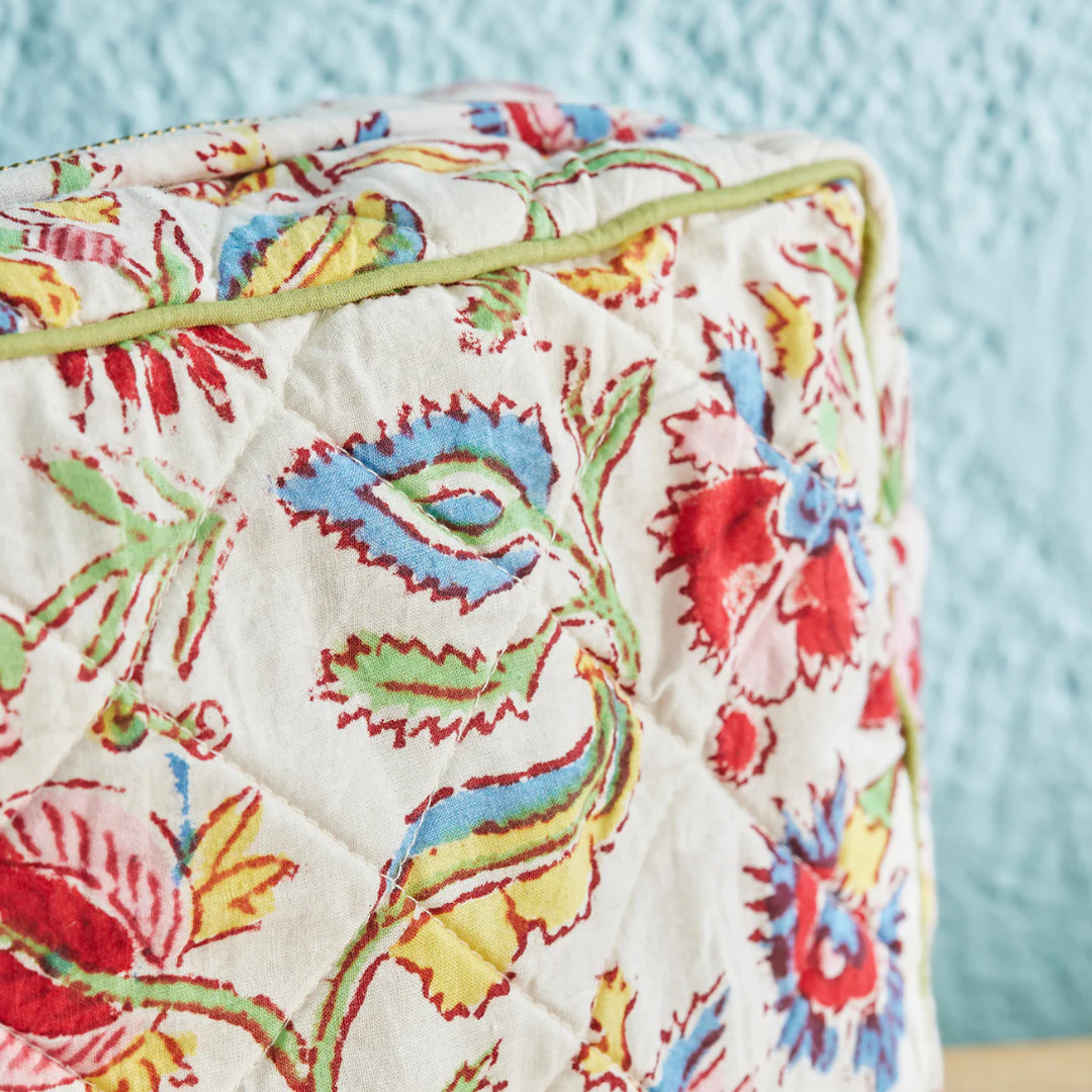 Shvanthi Block Print Wash Bag | Namaste - Image 3