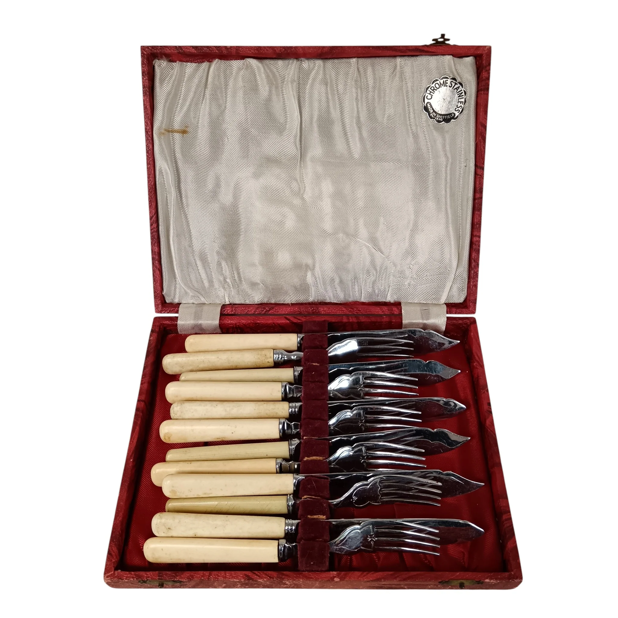 Silware 12 Piece Cutlery Set Chromium Plate Nickel Silver Great Britain | Pre-loved