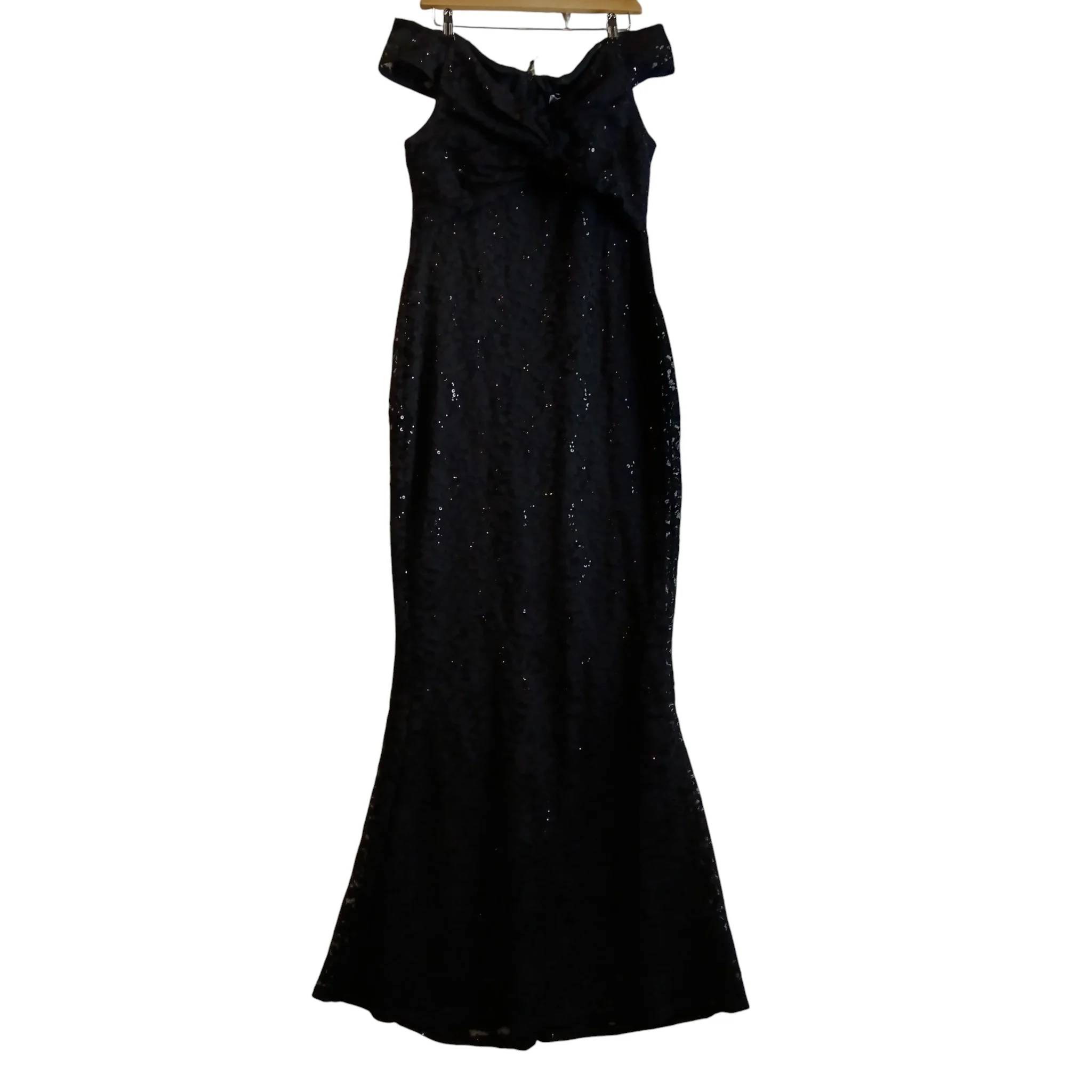 Sistaglam Full Length  Black Lace Women's Dress UK 16 -Tags On - Womenswear | Pre-loved
