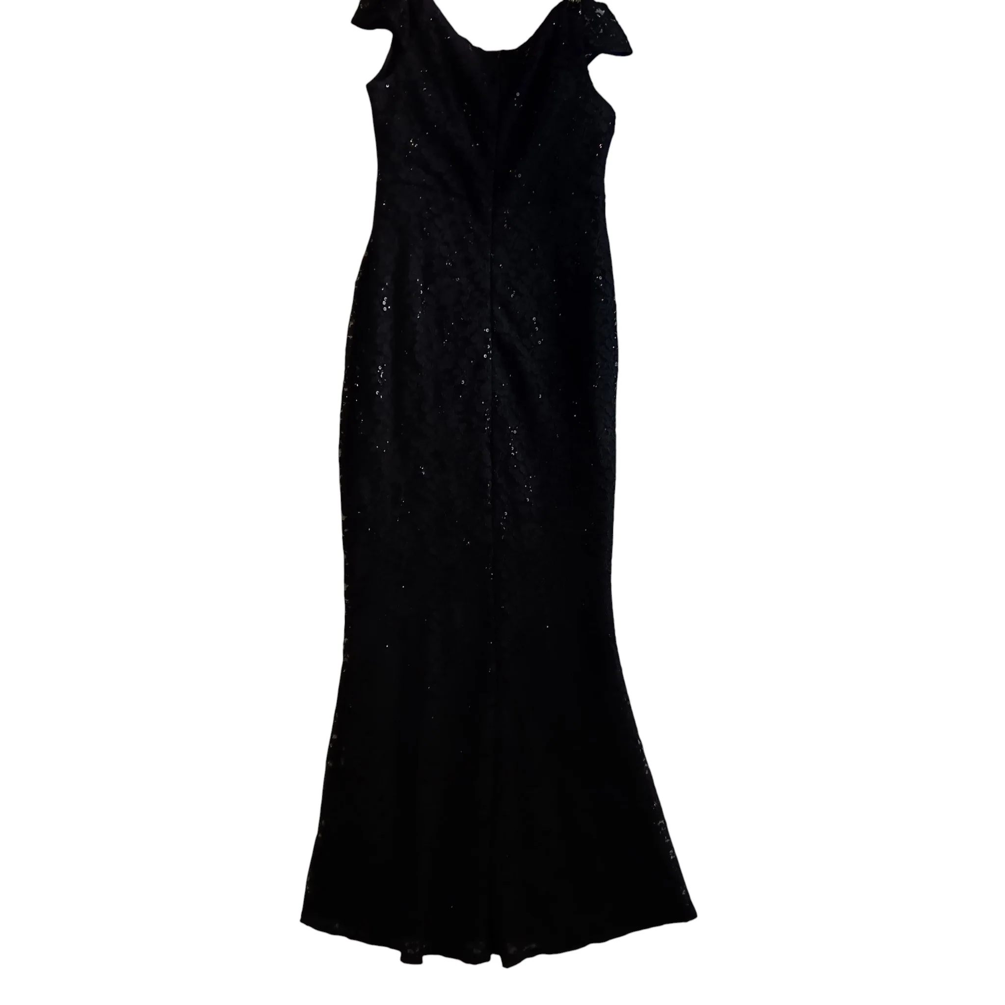 Sistaglam Full Length  Black Lace Women's Dress UK 16 -Tags On - Womenswear | Pre-loved - Image 2