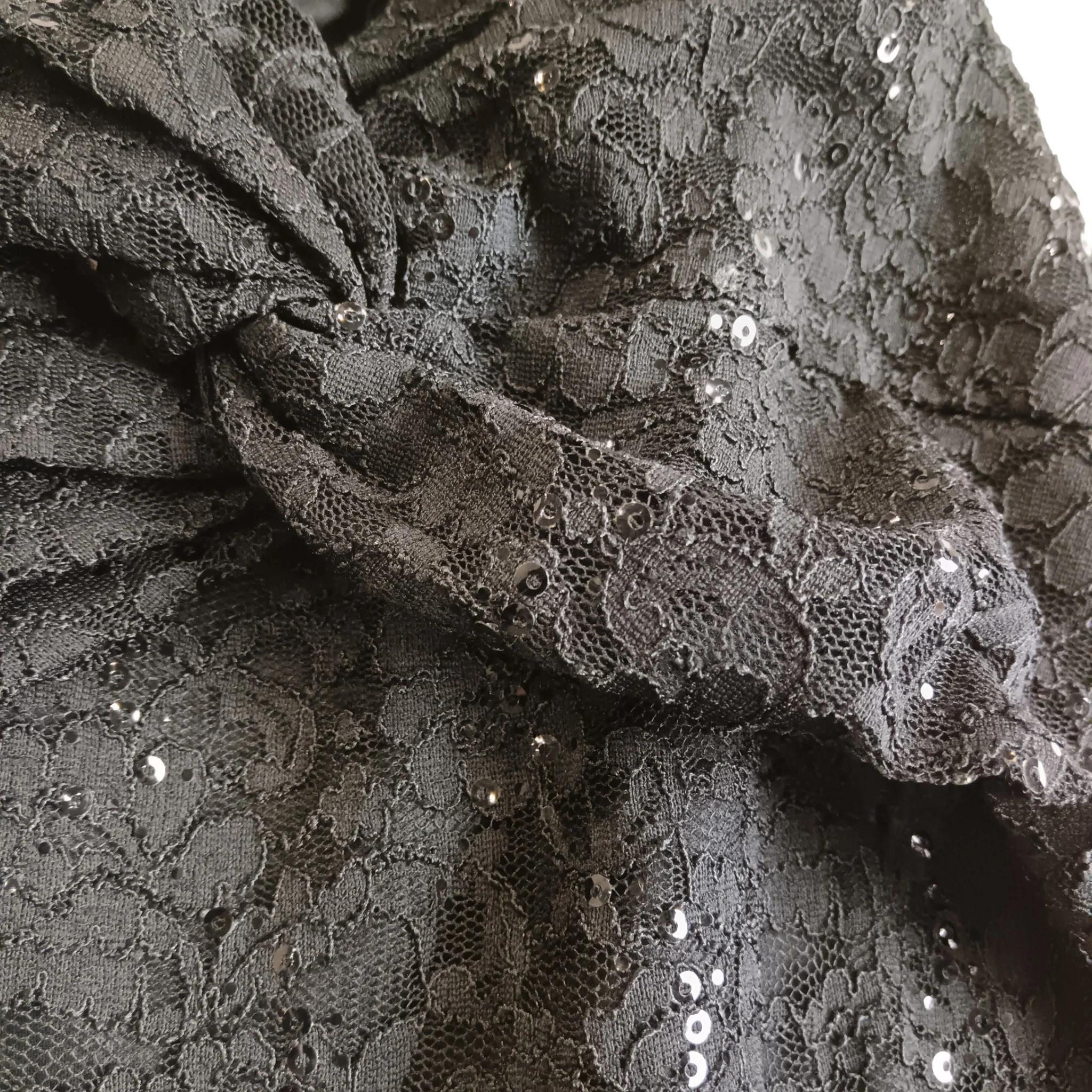 Sistaglam Full Length  Black Lace Women's Dress UK 16 -Tags On - Womenswear | Pre-loved - Image 4