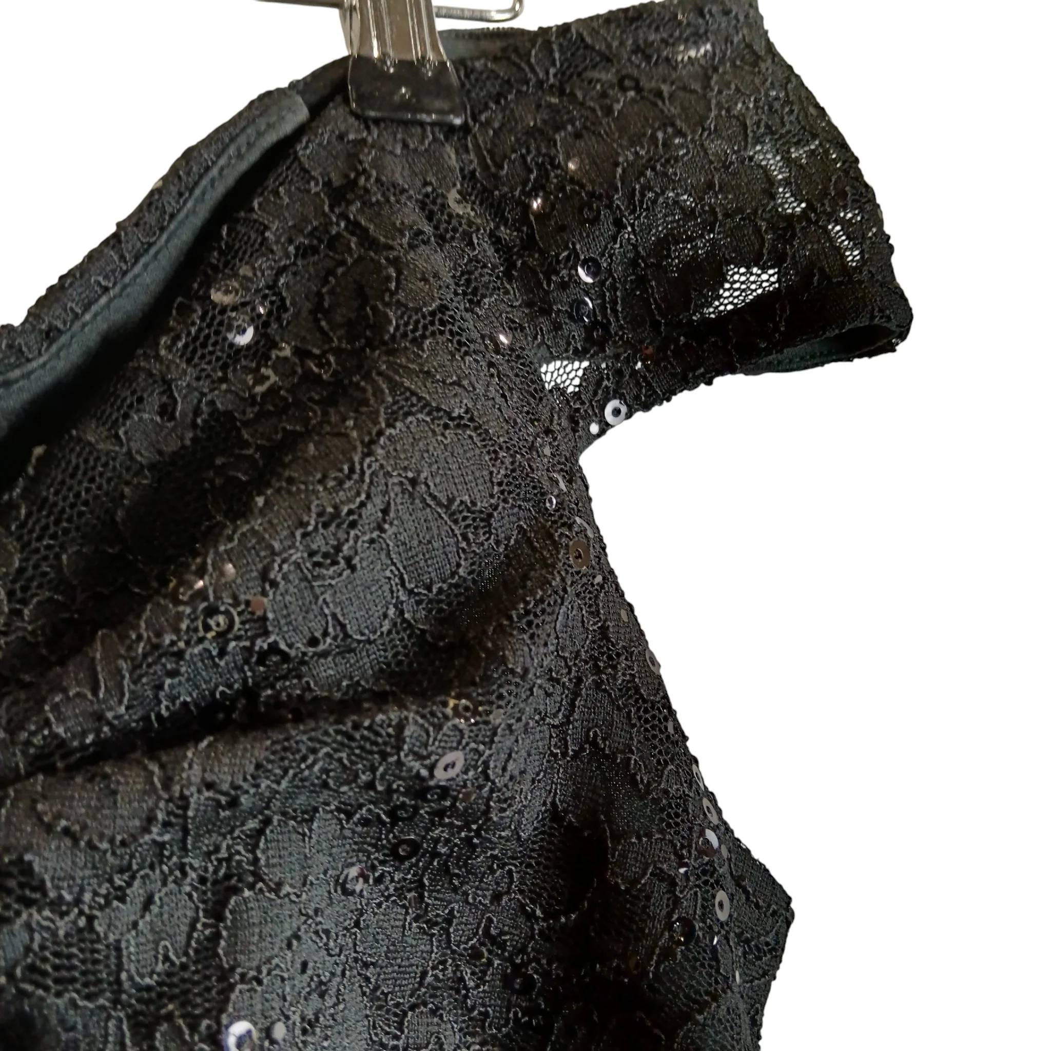 Sistaglam Full Length  Black Lace Women's Dress UK 16 -Tags On - Womenswear | Pre-loved - Image 6